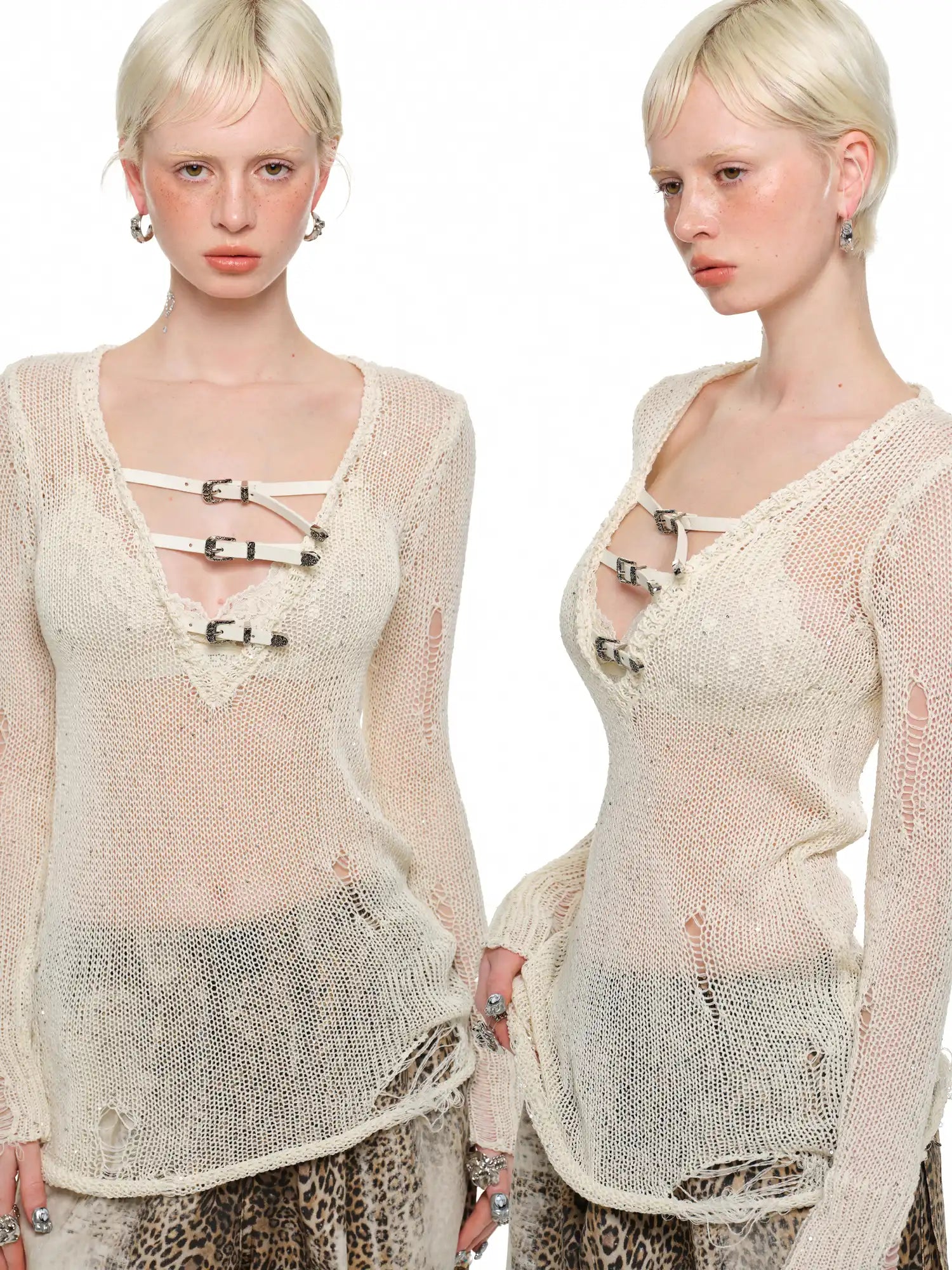 1Jinn Studio Stay Torn Knit Top | Canton Collective
