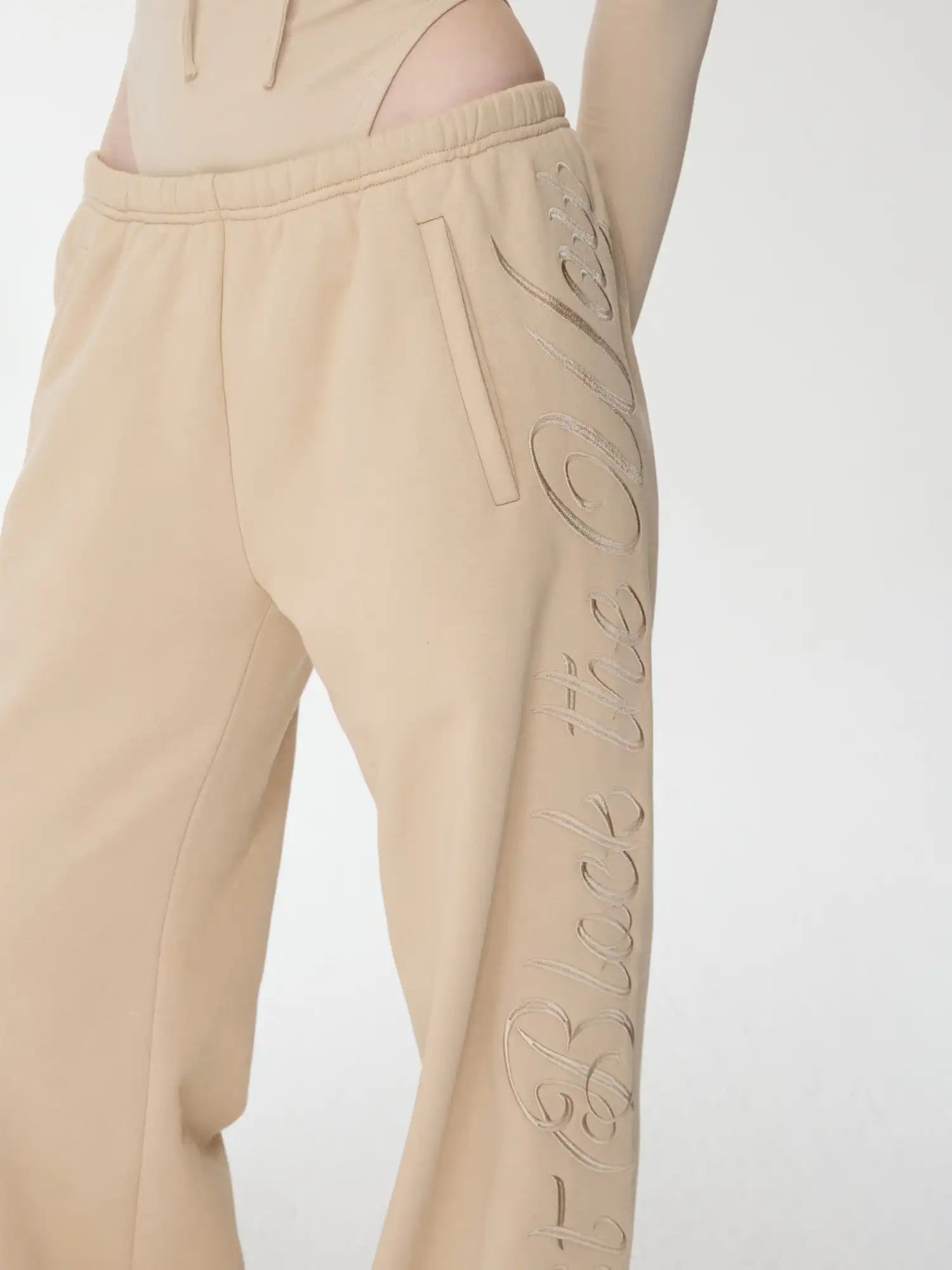 1Jinn Studio Street-Style Embroidered Sweatpants | Canton Collective