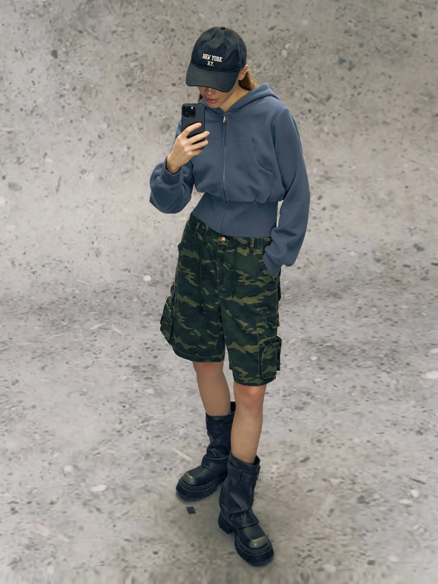 Deleteex Street Style Cropped Hoodie | Canton Collective