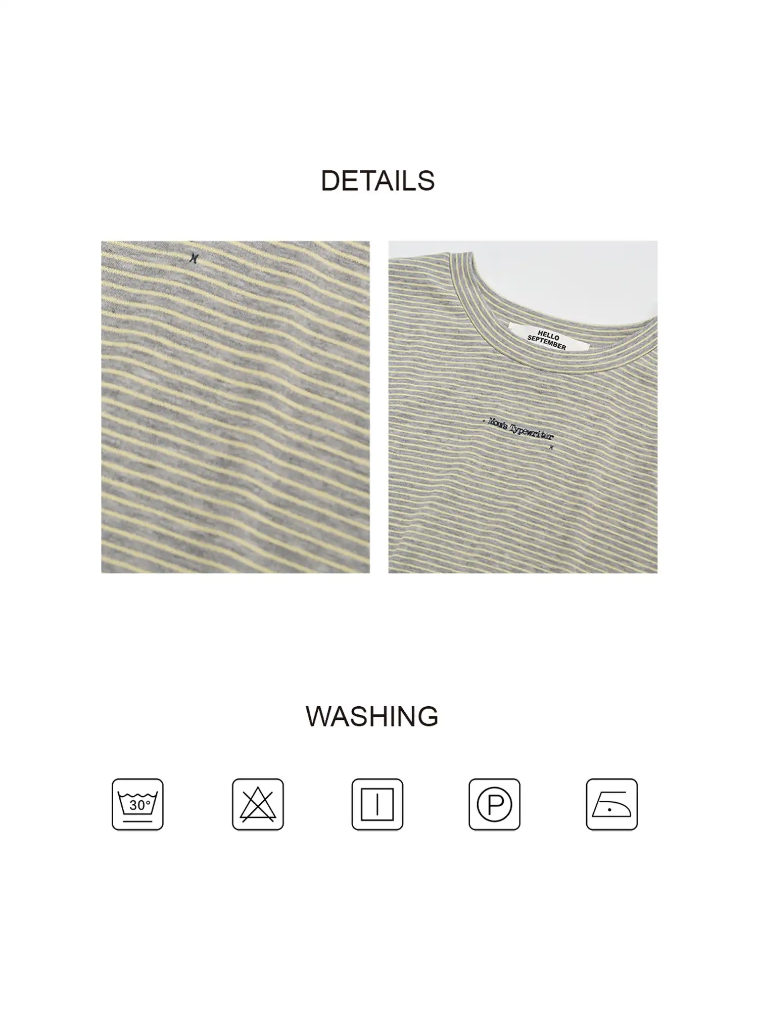 CantonCollective Design Stripe Fitted Crop Cap Sleeve Tee | Canton Collective