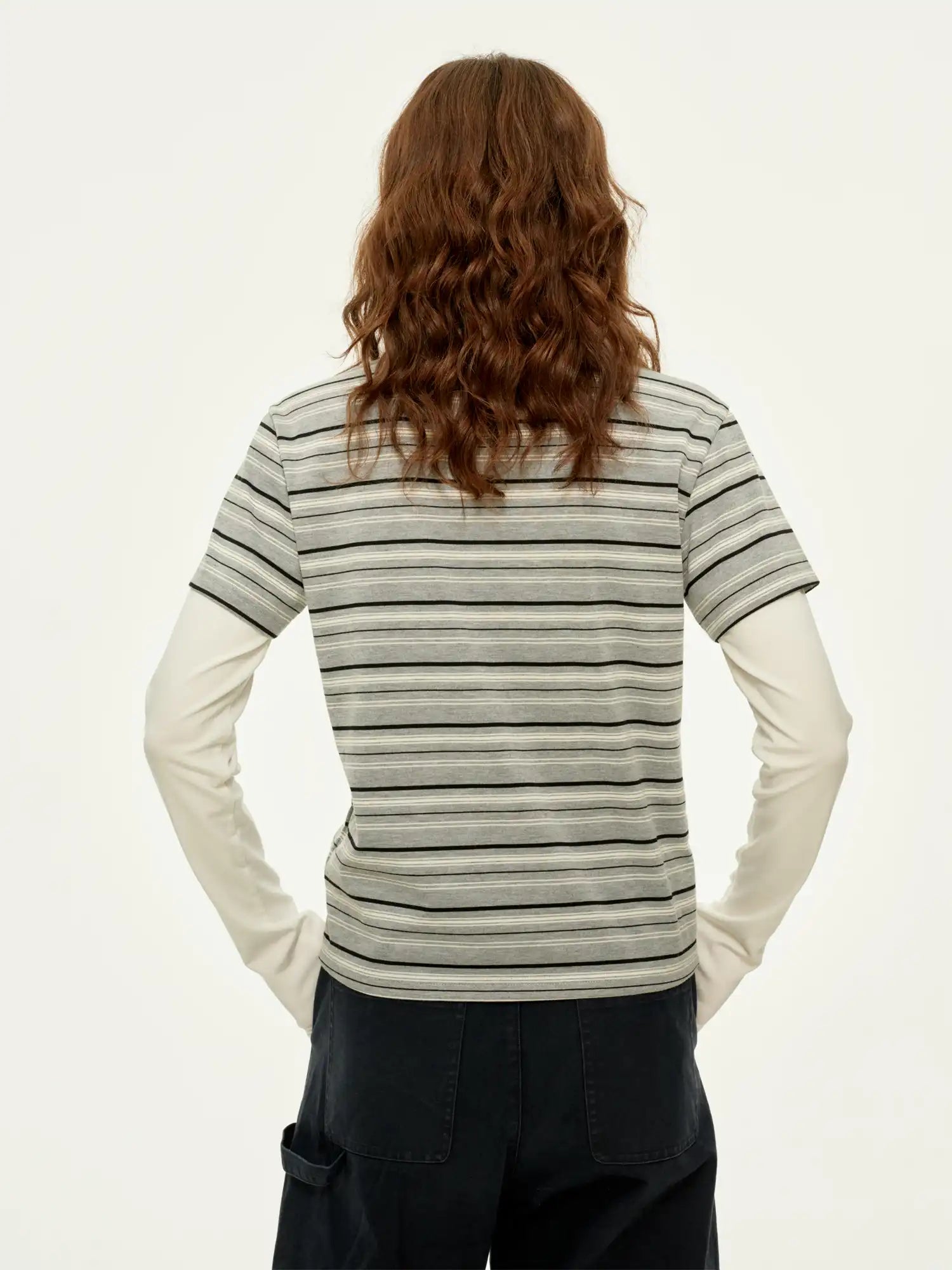 FirstFloor Stripe Mock Layer Top | Canton Collective