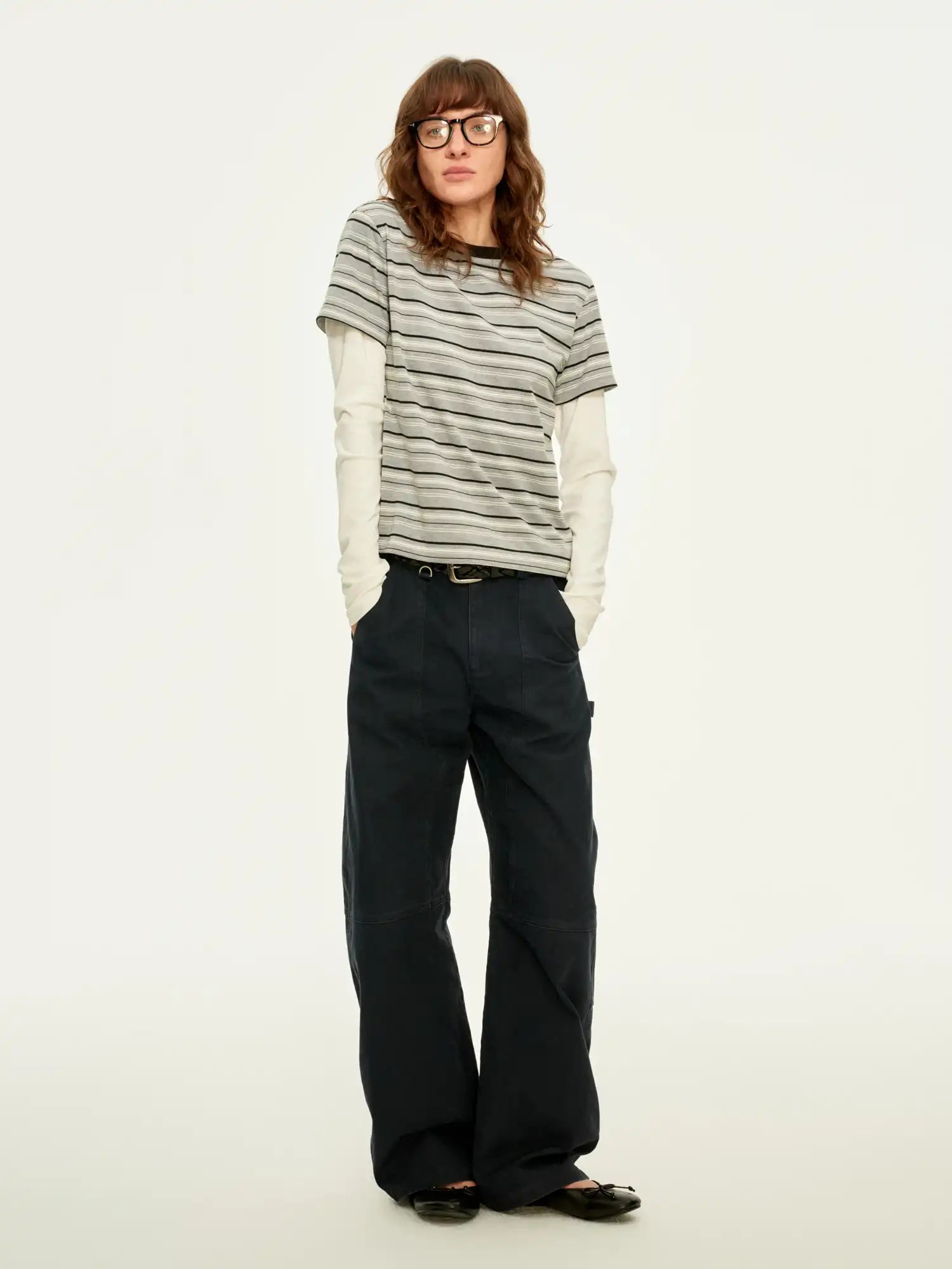 FirstFloor Stripe Mock Layer Top | Canton Collective