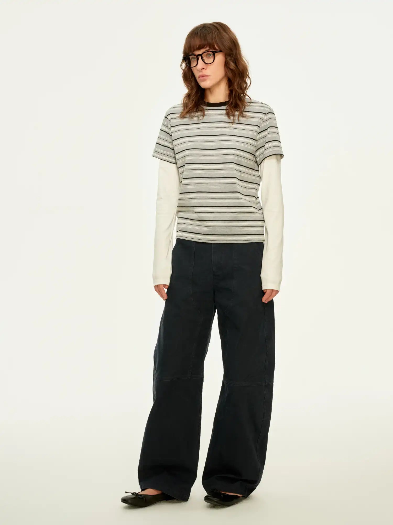 FirstFloor Stripe Mock Layer Top | Canton Collective