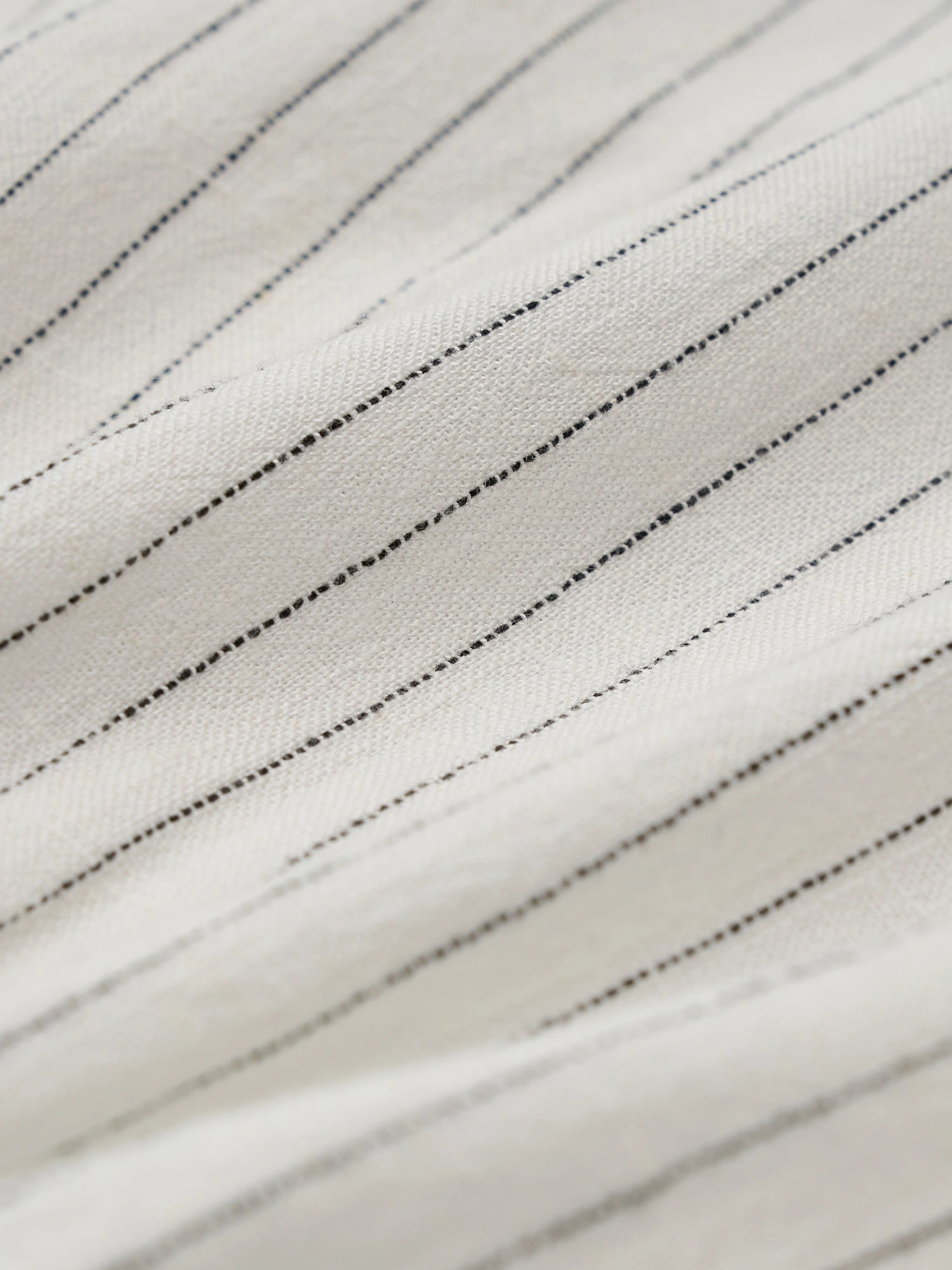 MAMC Striped Tie-Waist White Cropped Shirt | Canton Collective