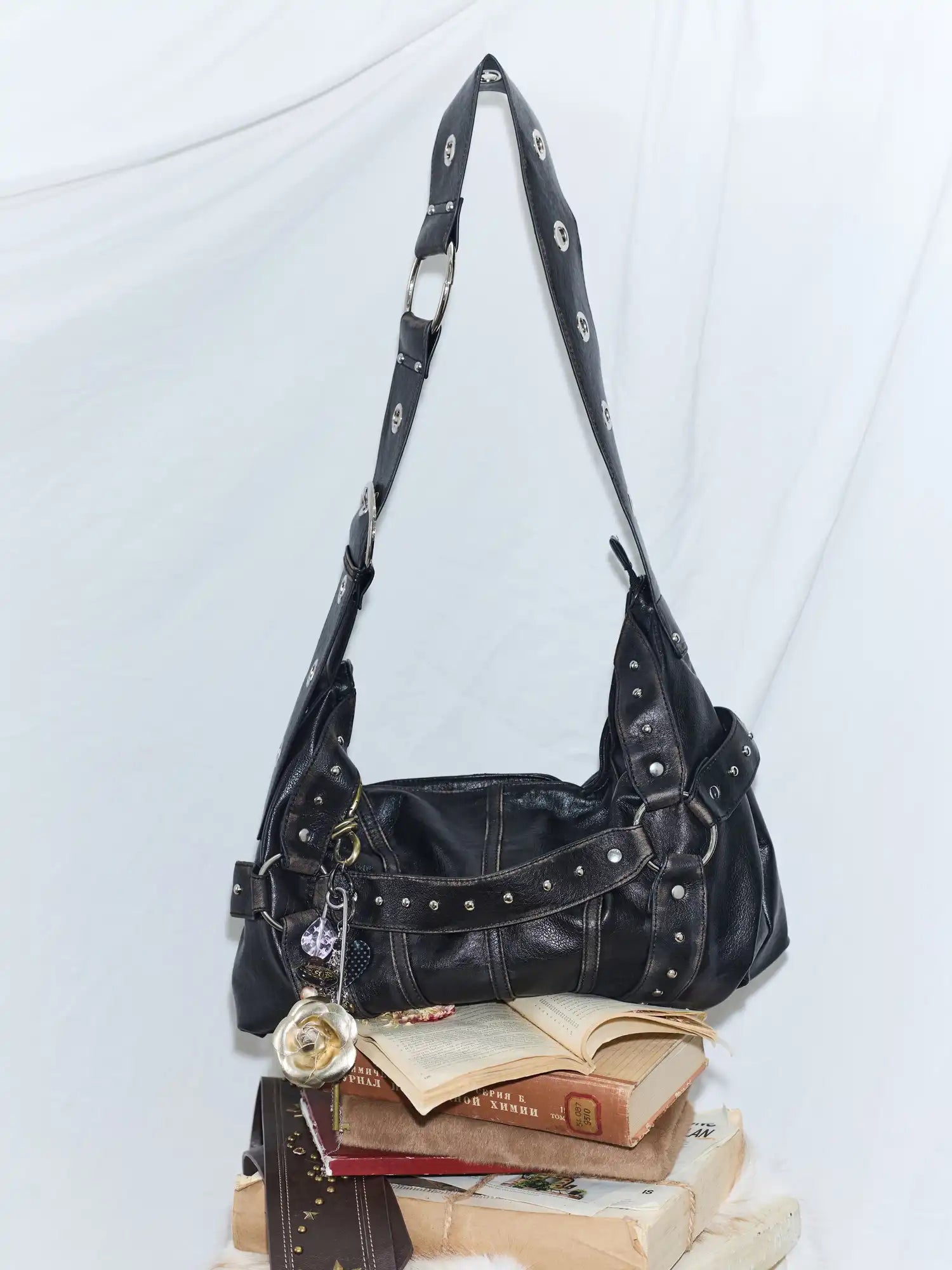 2th Desire Stud Rivet Shoulder Bag | Canton Collective