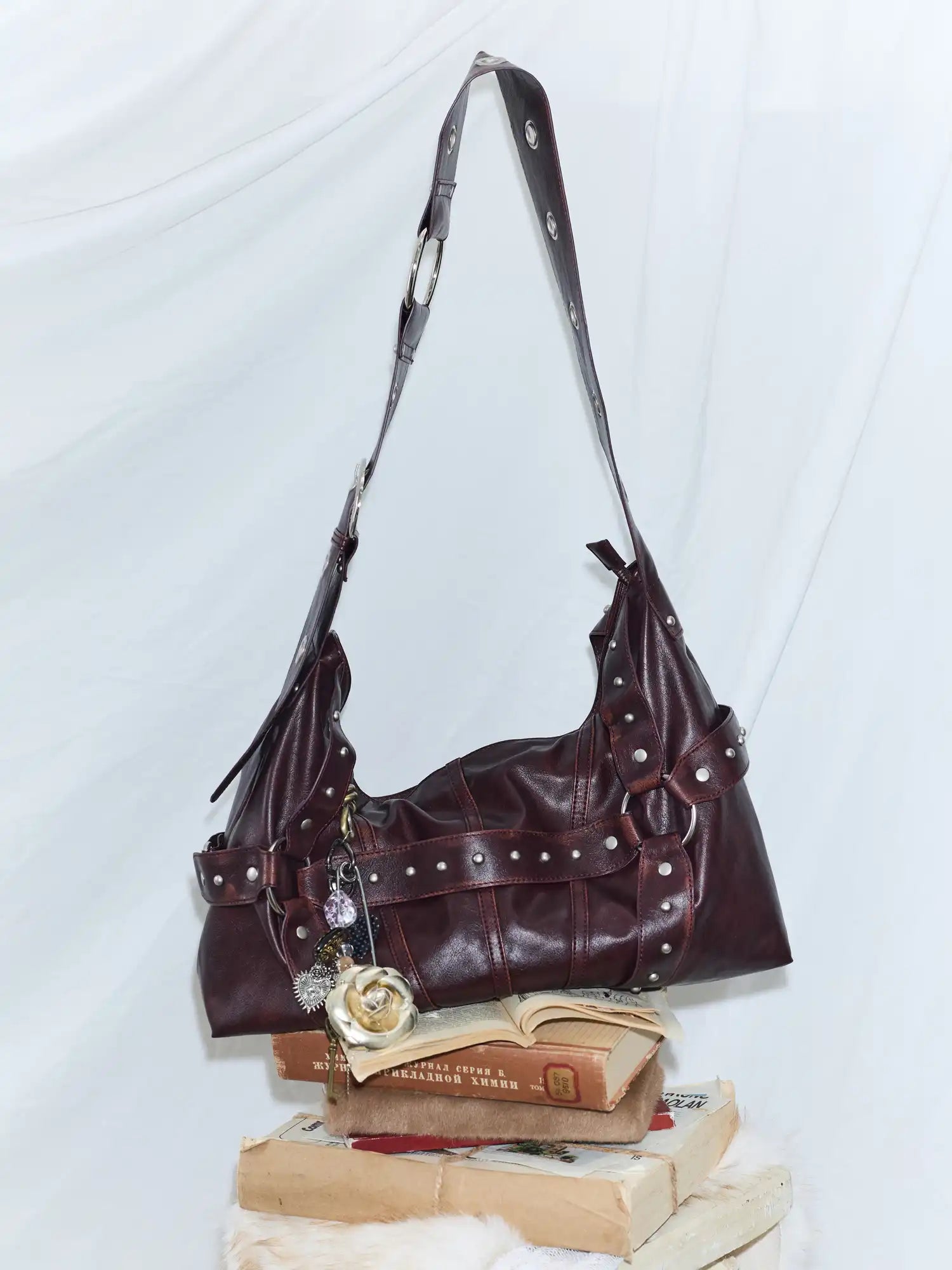 2th Desire Stud Rivet Shoulder Bag | Canton Collective