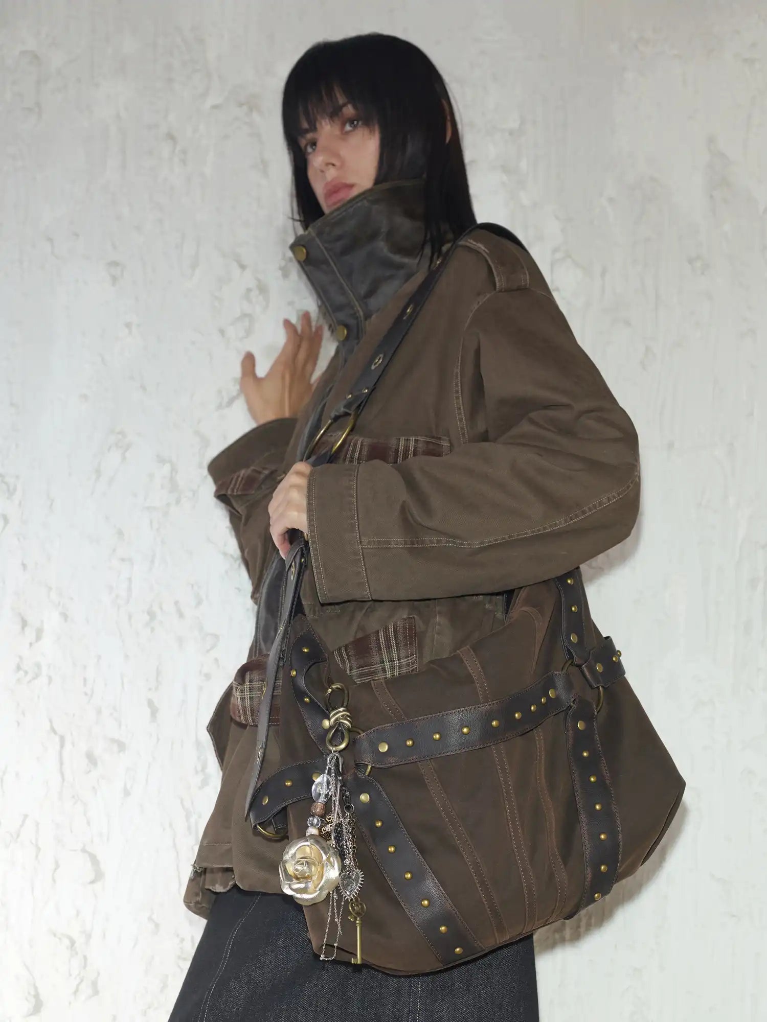 2th Desire Stud Rivet Shoulder Bag | Canton Collective