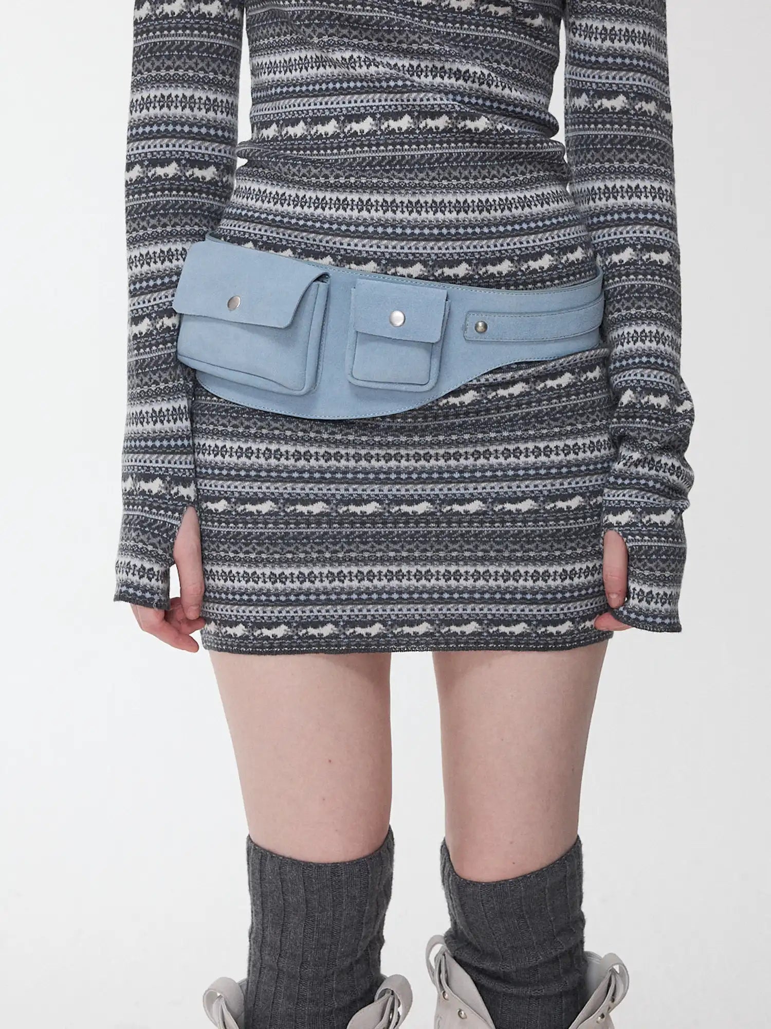 1Jinn Studio Suede Multi-Pocket Waist Bag | Canton Collective