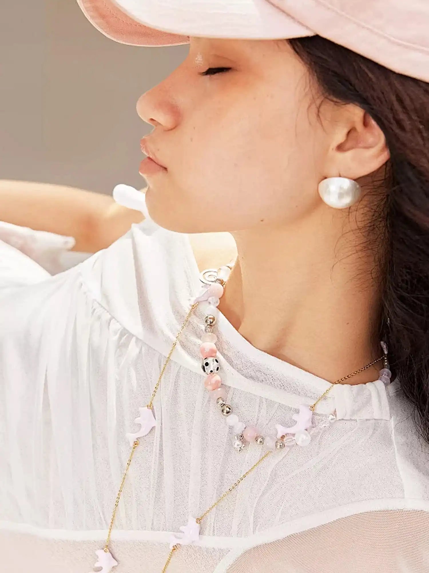 2th Desire Swirl Beaded Punk Necklace | Canton Collective