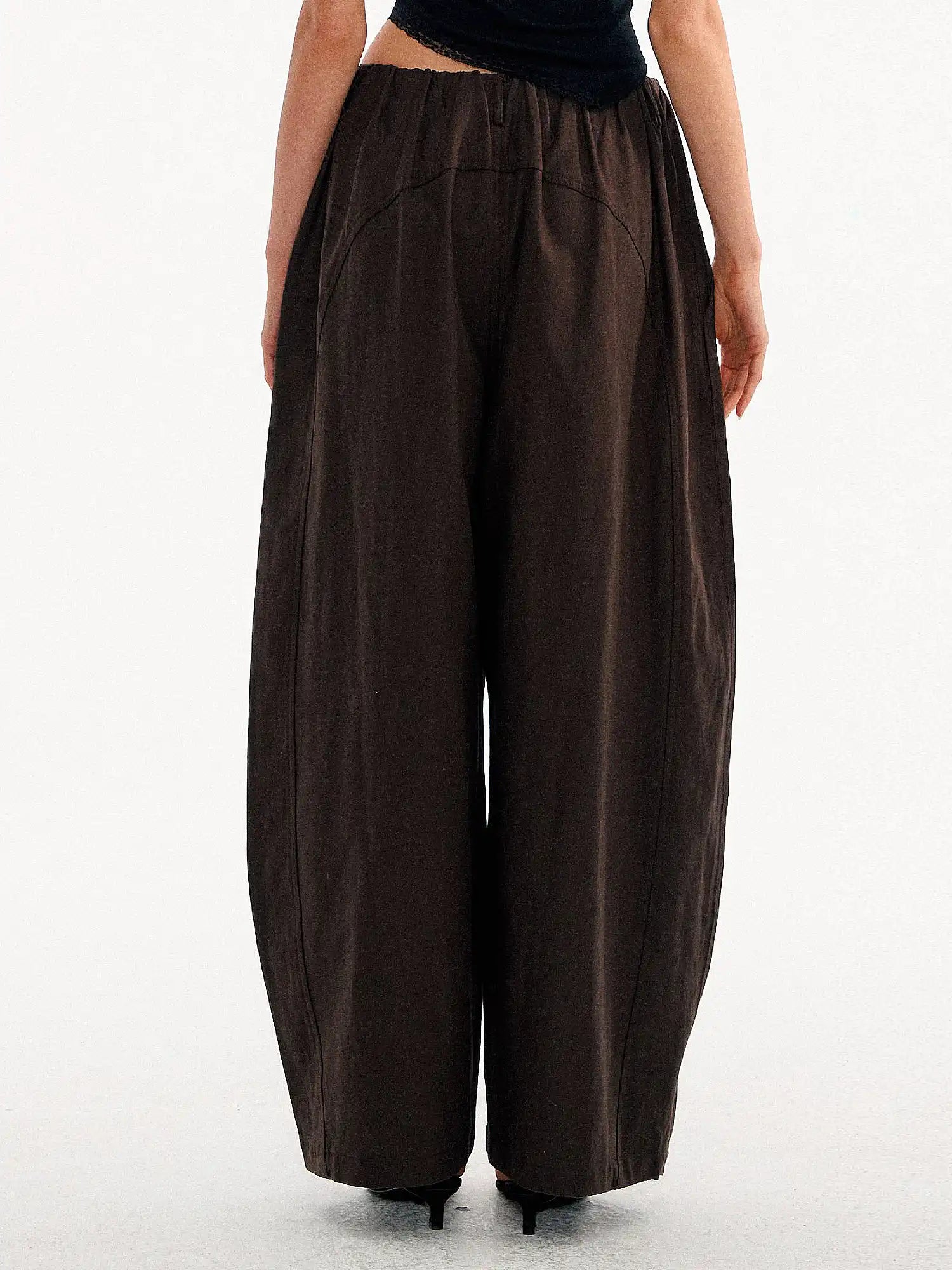 Muse Naps Tencel-Cotton Pleated Barrel Pants | Canton Collective