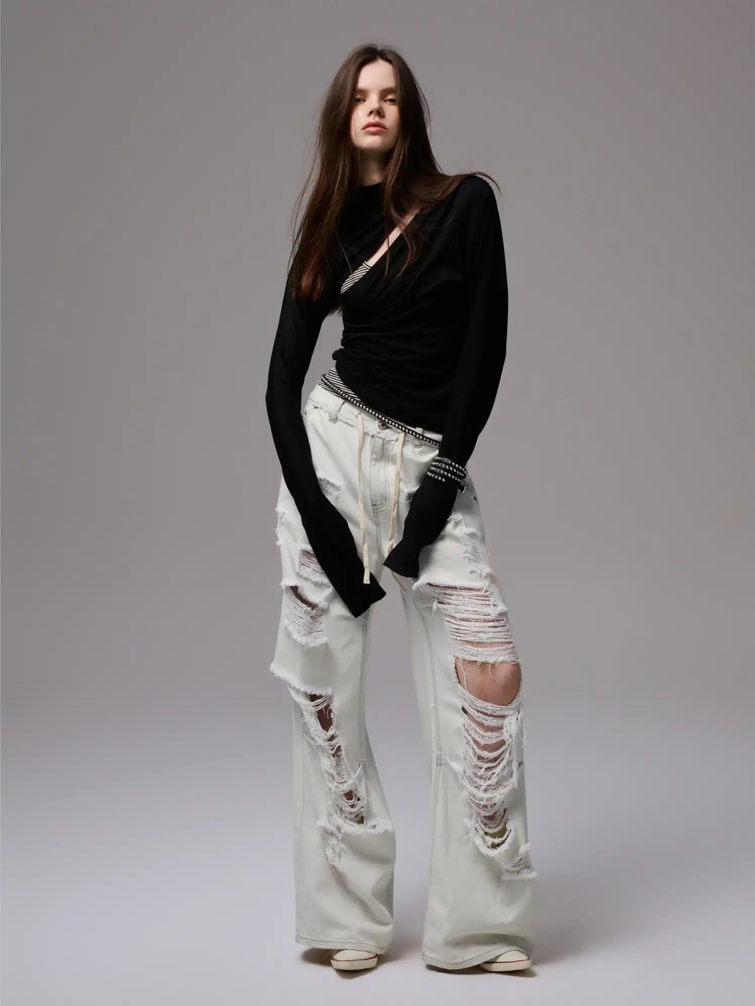 1Jinn Studio Tencel Wool Hollow Top | Canton Collective