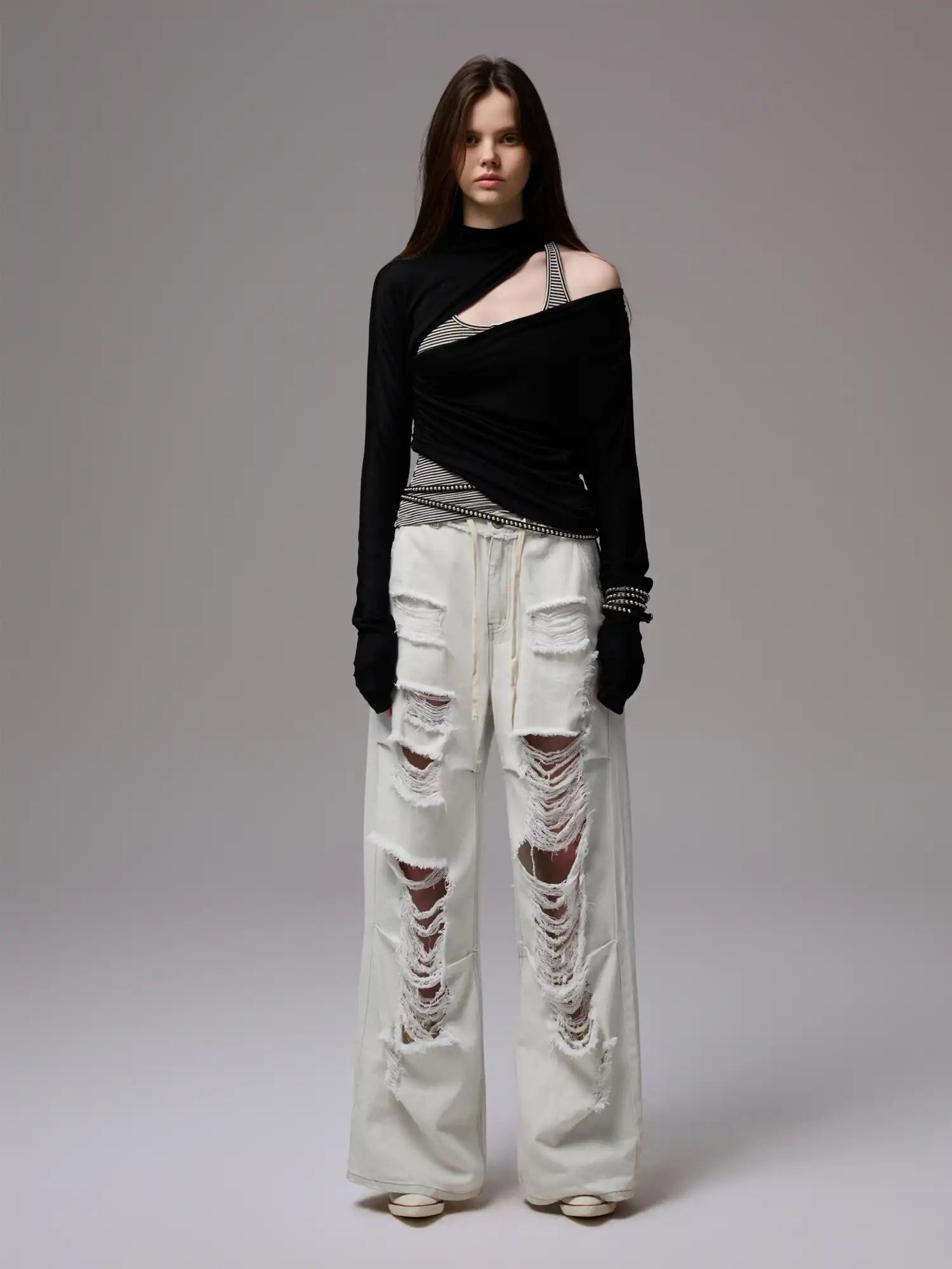 1Jinn Studio Tencel Wool Hollow Top | Canton Collective