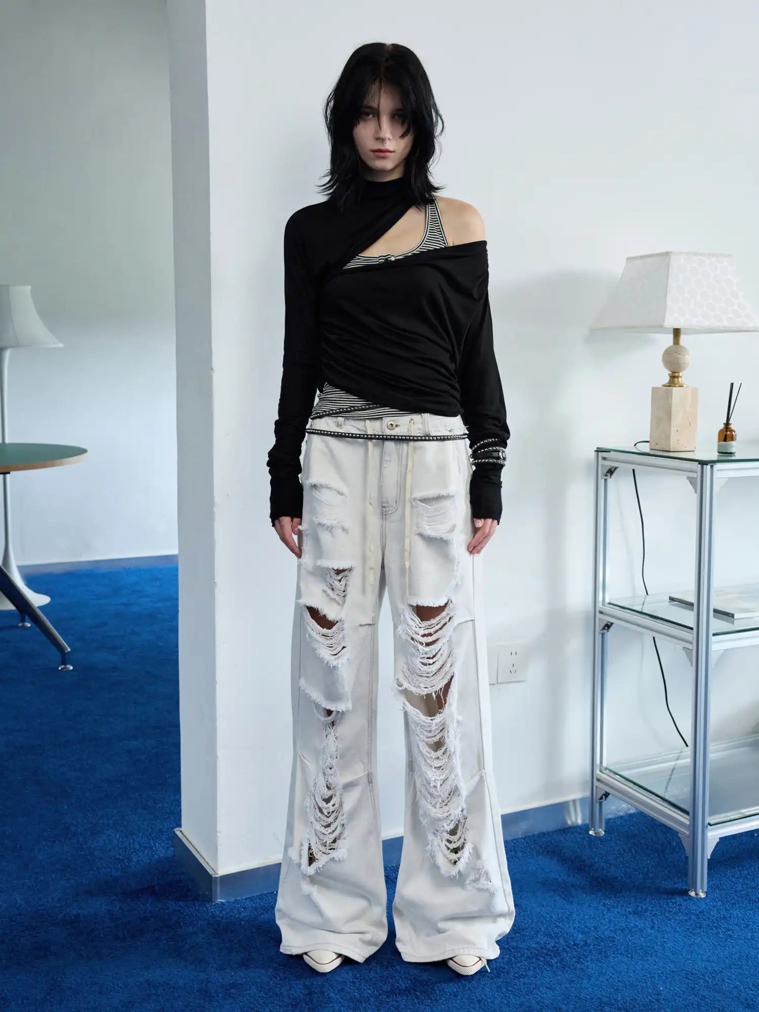 1Jinn Studio Tencel Wool Hollow Top | Canton Collective