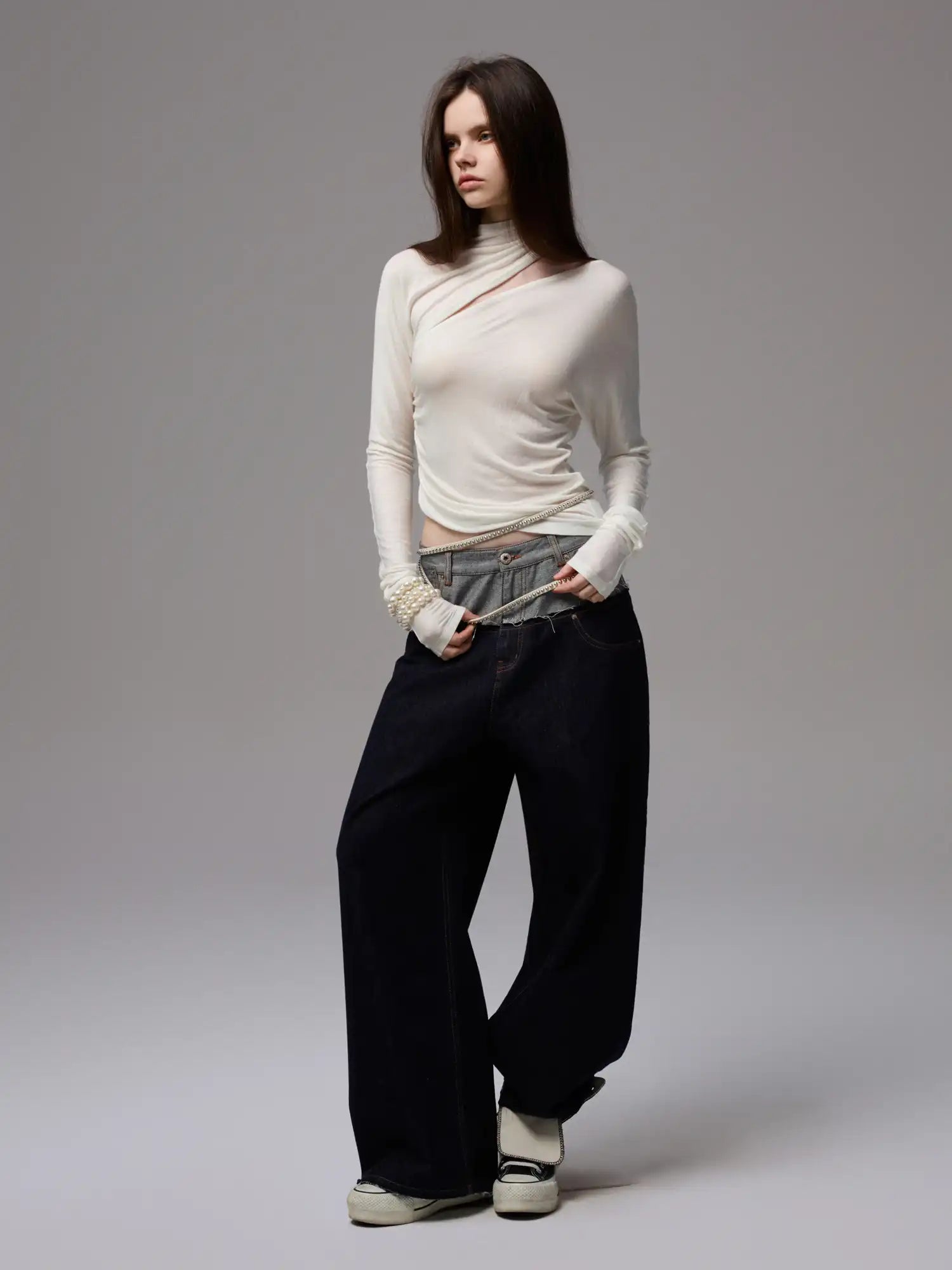 1Jinn Studio Tencel Wool Hollow Top | Canton Collective