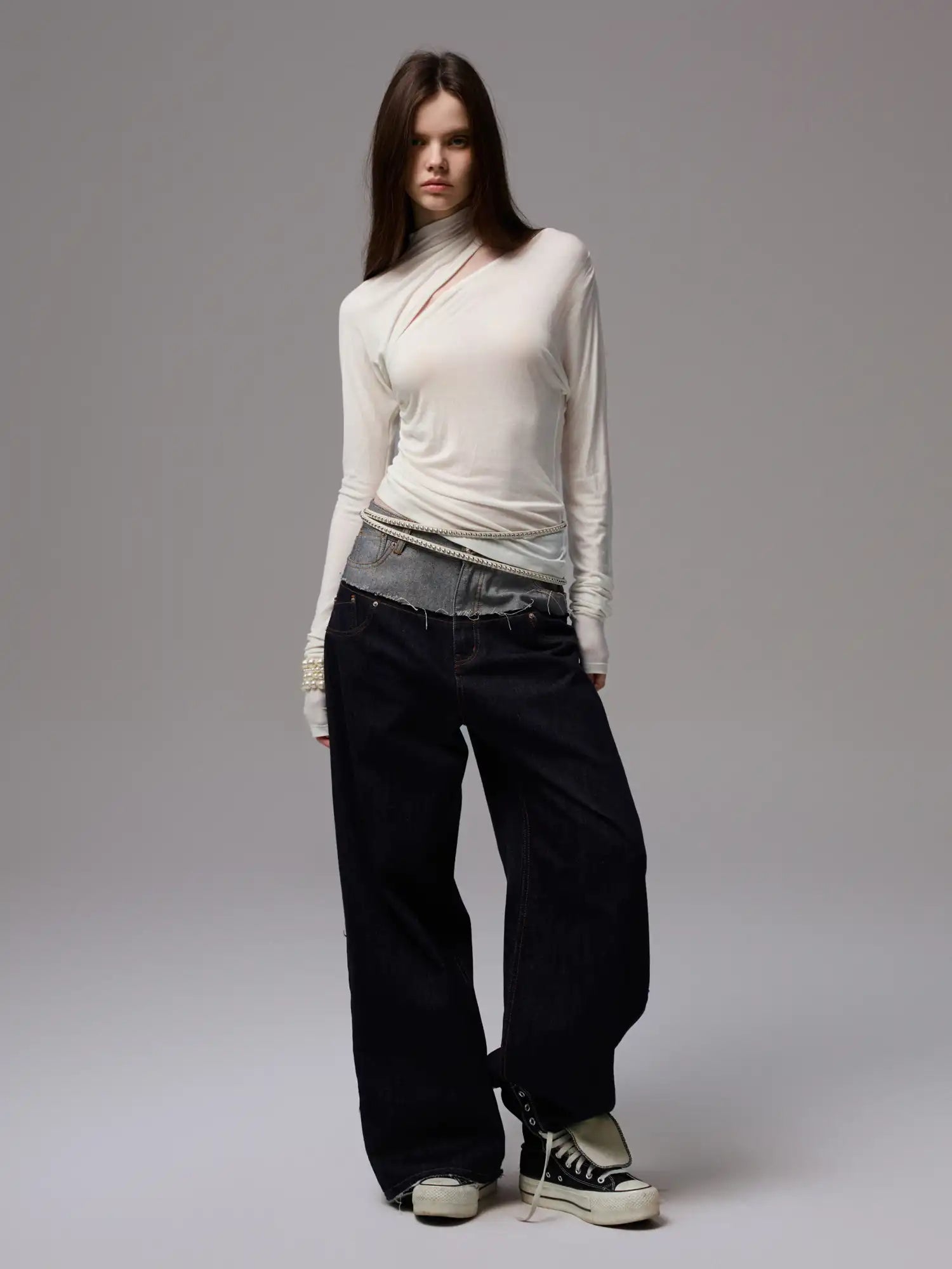 1Jinn Studio Tencel Wool Hollow Top | Canton Collective