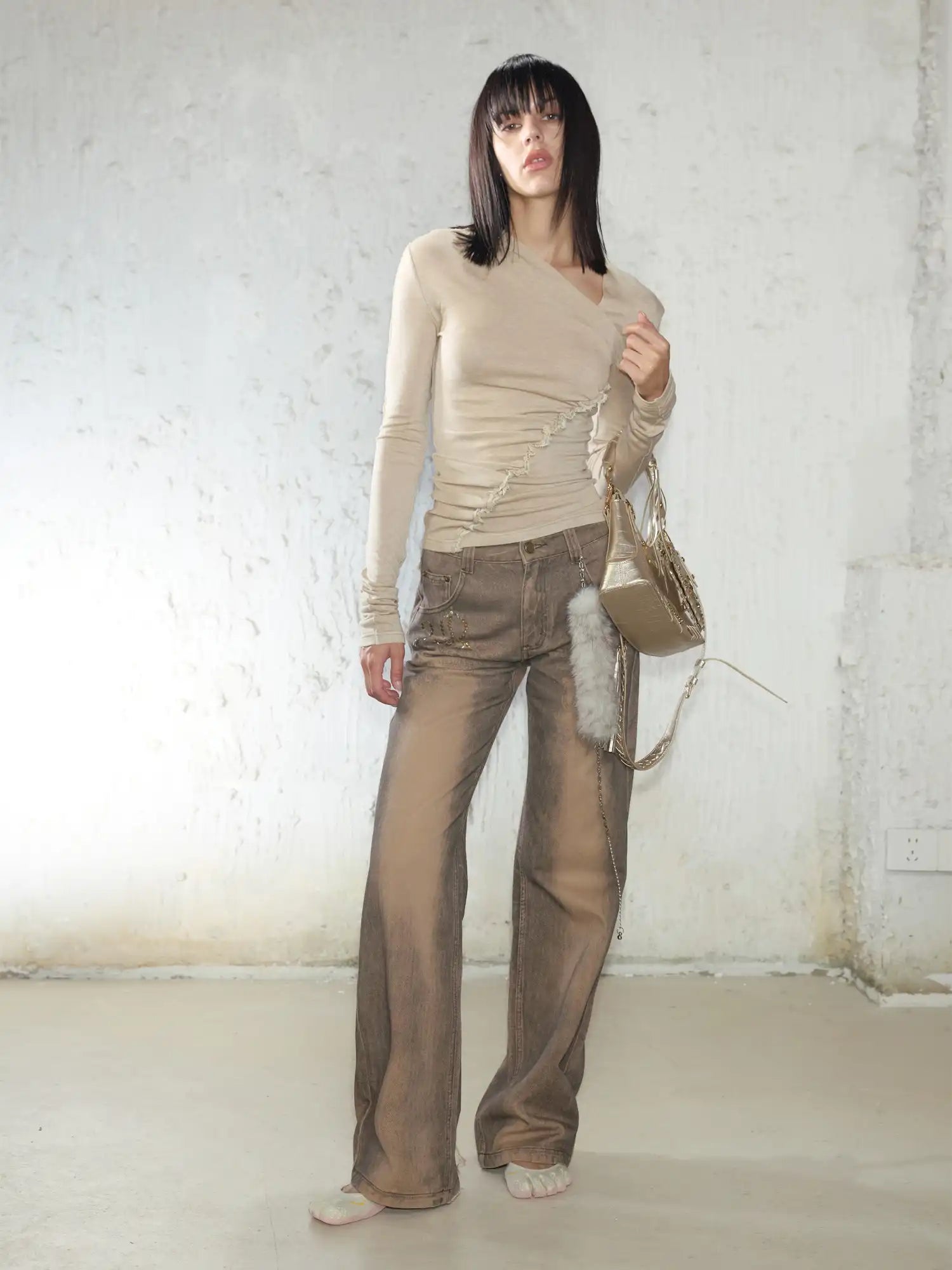 2th Desire Tencel lace stretch top | Canton Collective