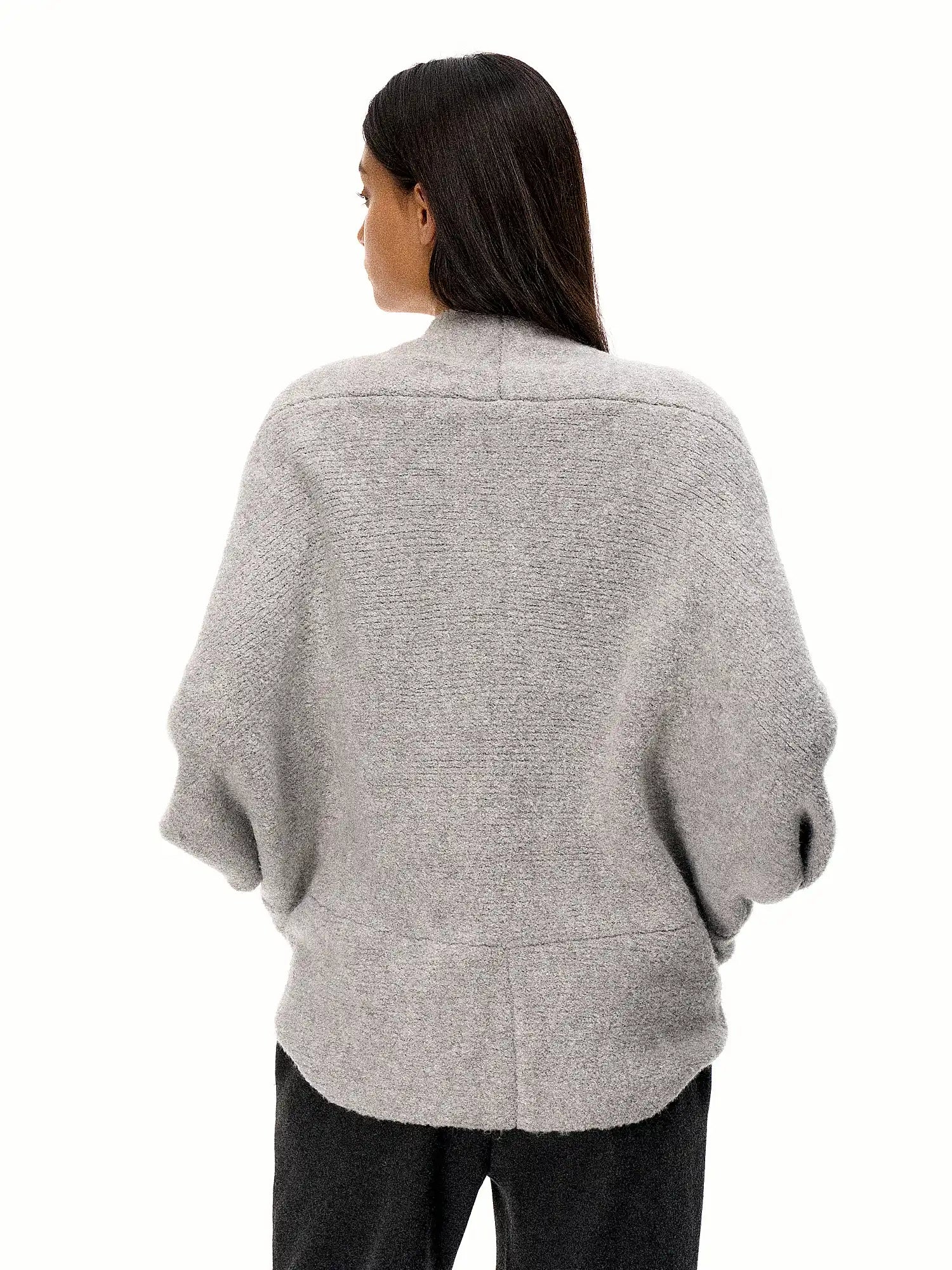 FirstFloor Terry Fleece Batwing Sleeve Cardigan Coat | Canton Collective