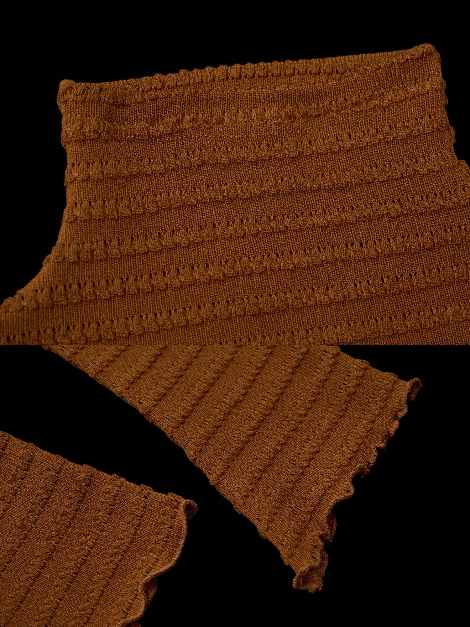 MAMC Textured Mock Neck Long Sleeve Crop Top | Canton Collective