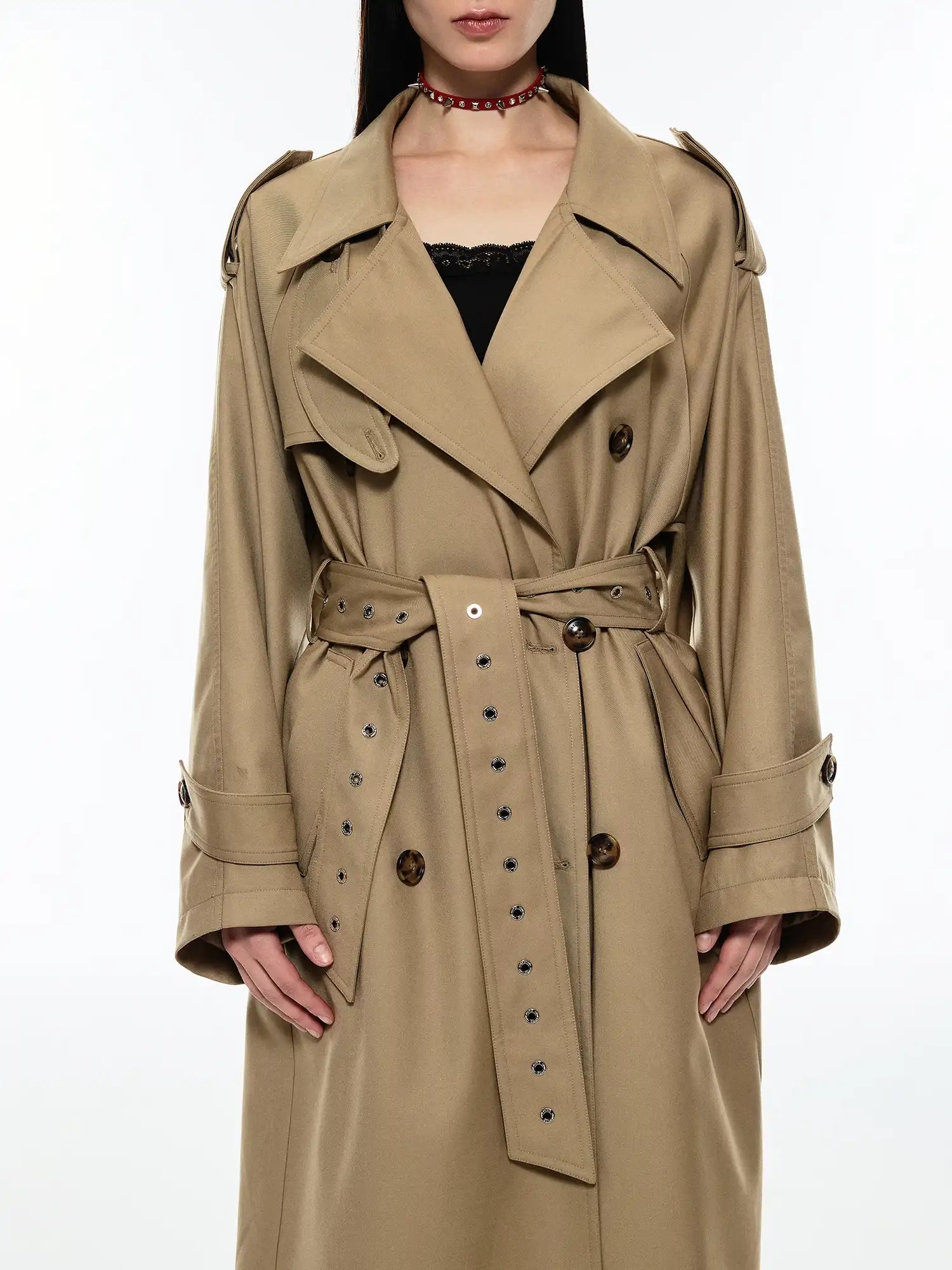 1Jinn Studio Timeless Belted Trench Coat | Canton Collective