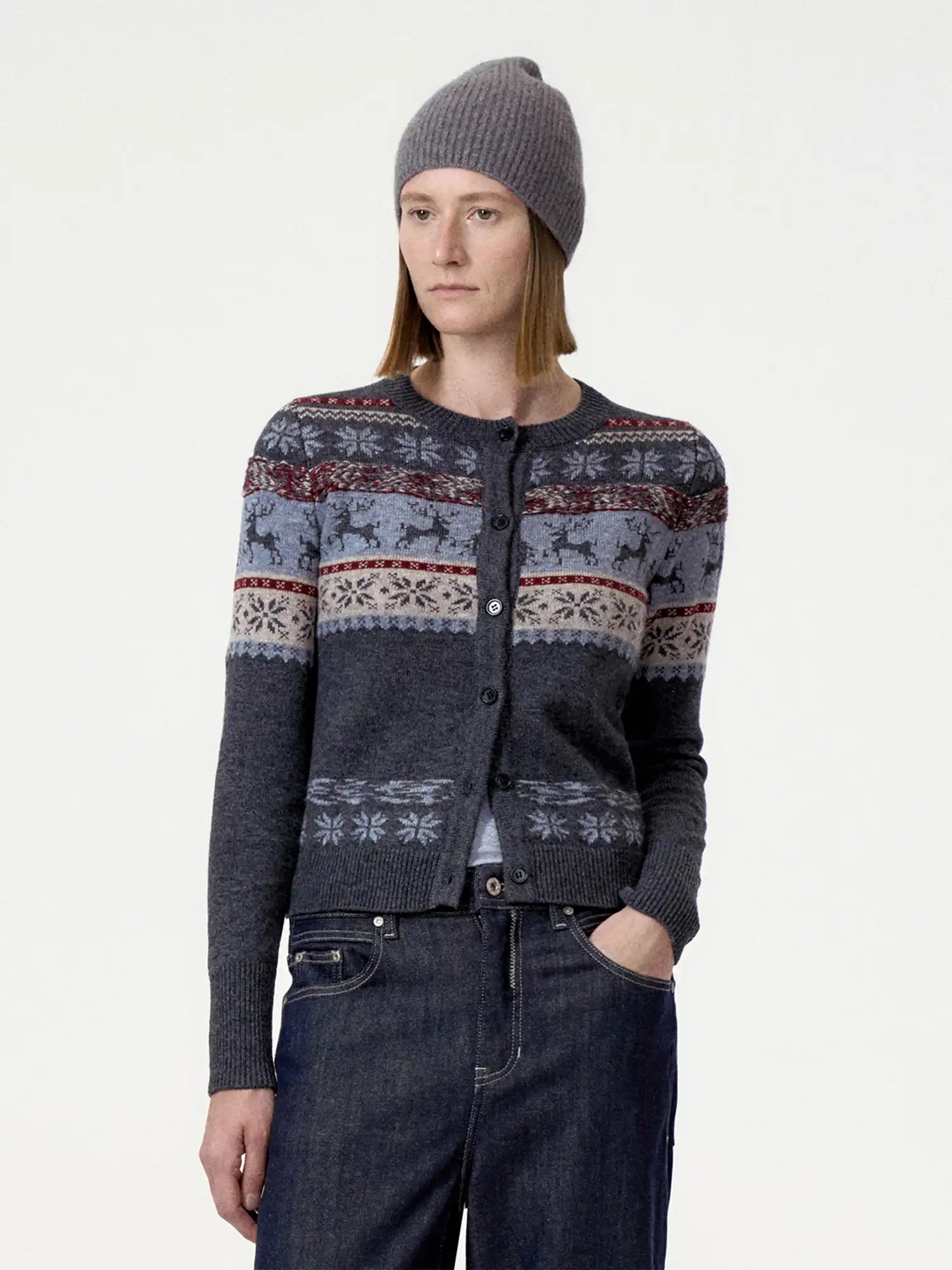 FIRST FLOOR Timeless Fair Isle Cardigan | Canton Collective