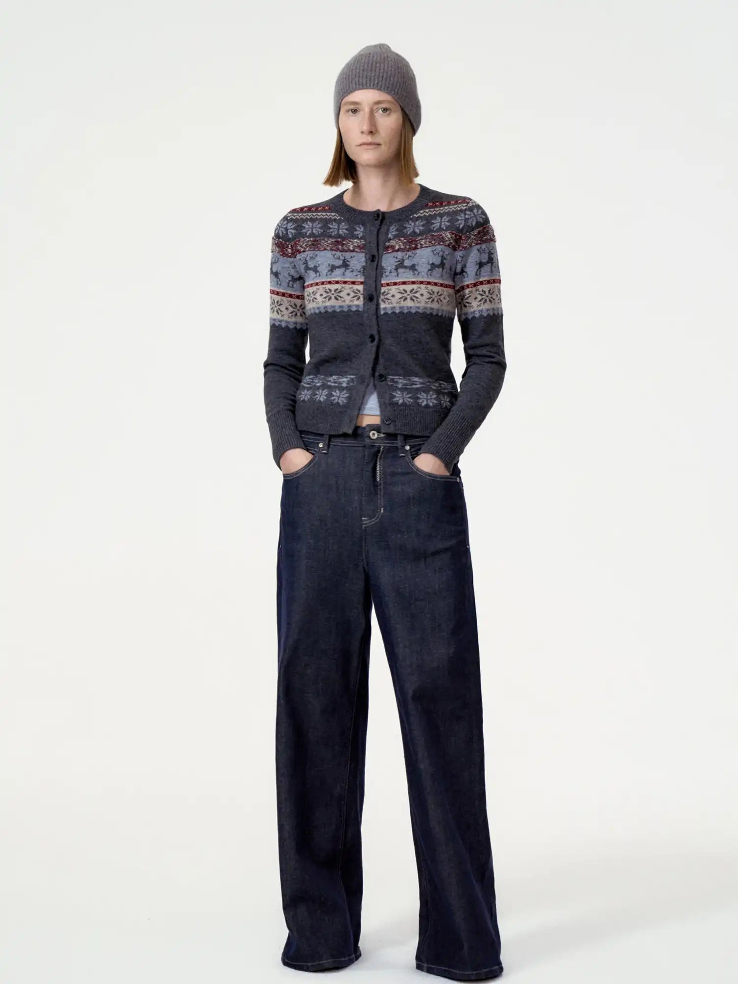 FIRST FLOOR Timeless Fair Isle Cardigan | Canton Collective