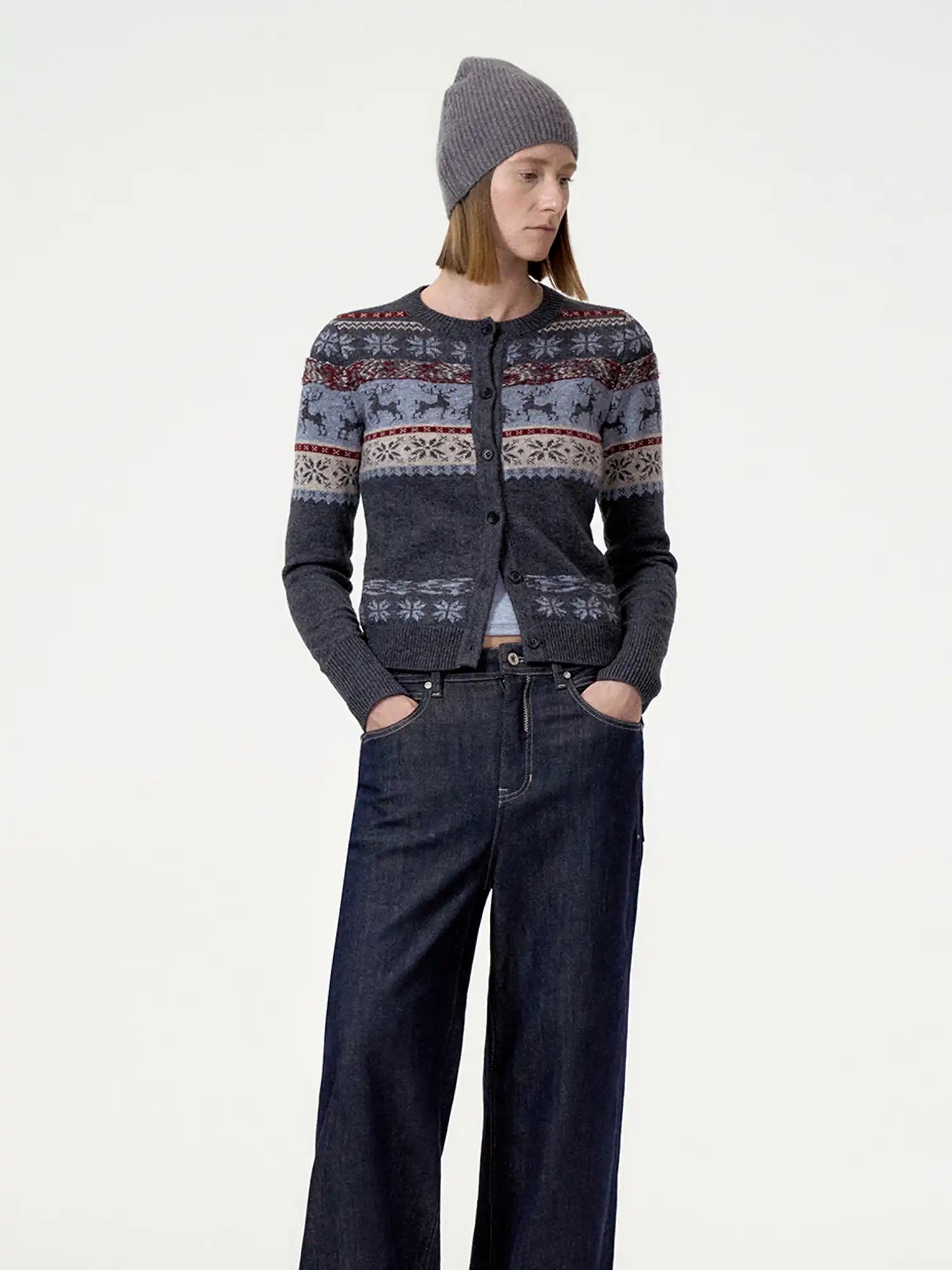 FIRST FLOOR Timeless Fair Isle Cardigan | Canton Collective