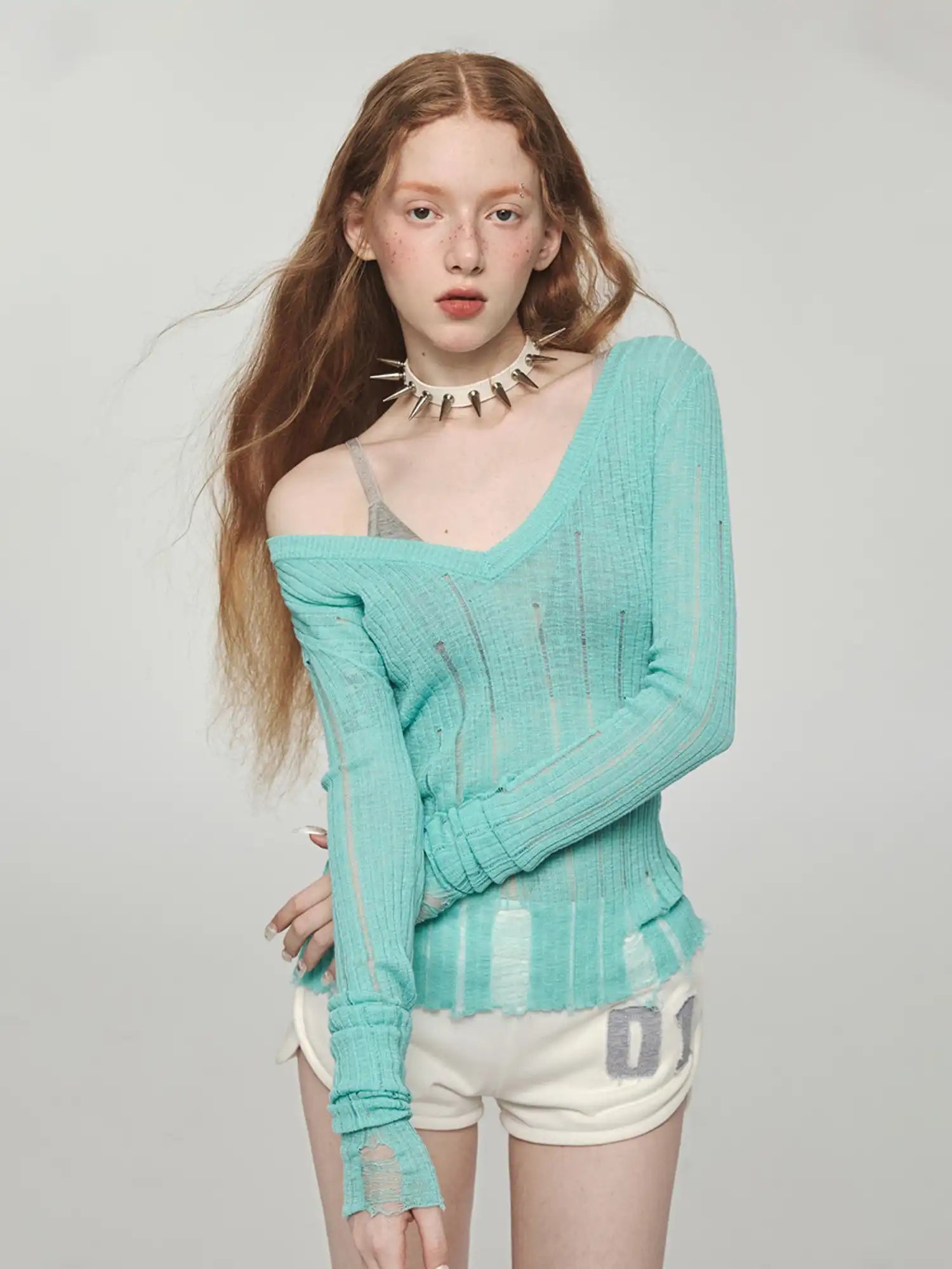 1Jinn Studio Torn Lines Knit Top | Canton Collective