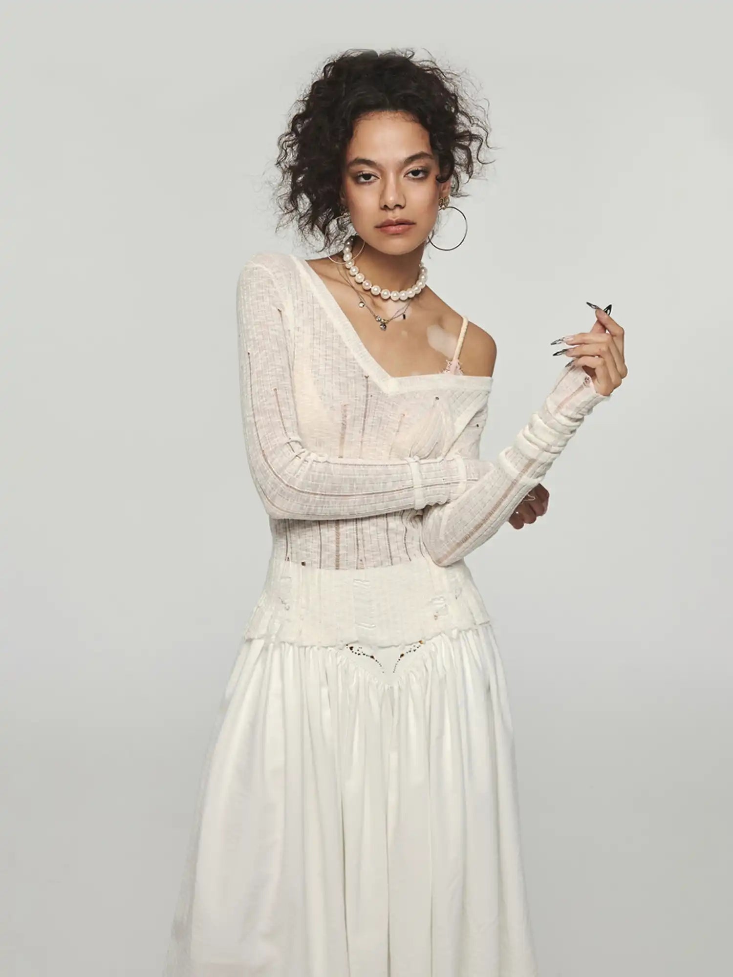 1Jinn Studio Torn Lines Knit Top | Canton Collective