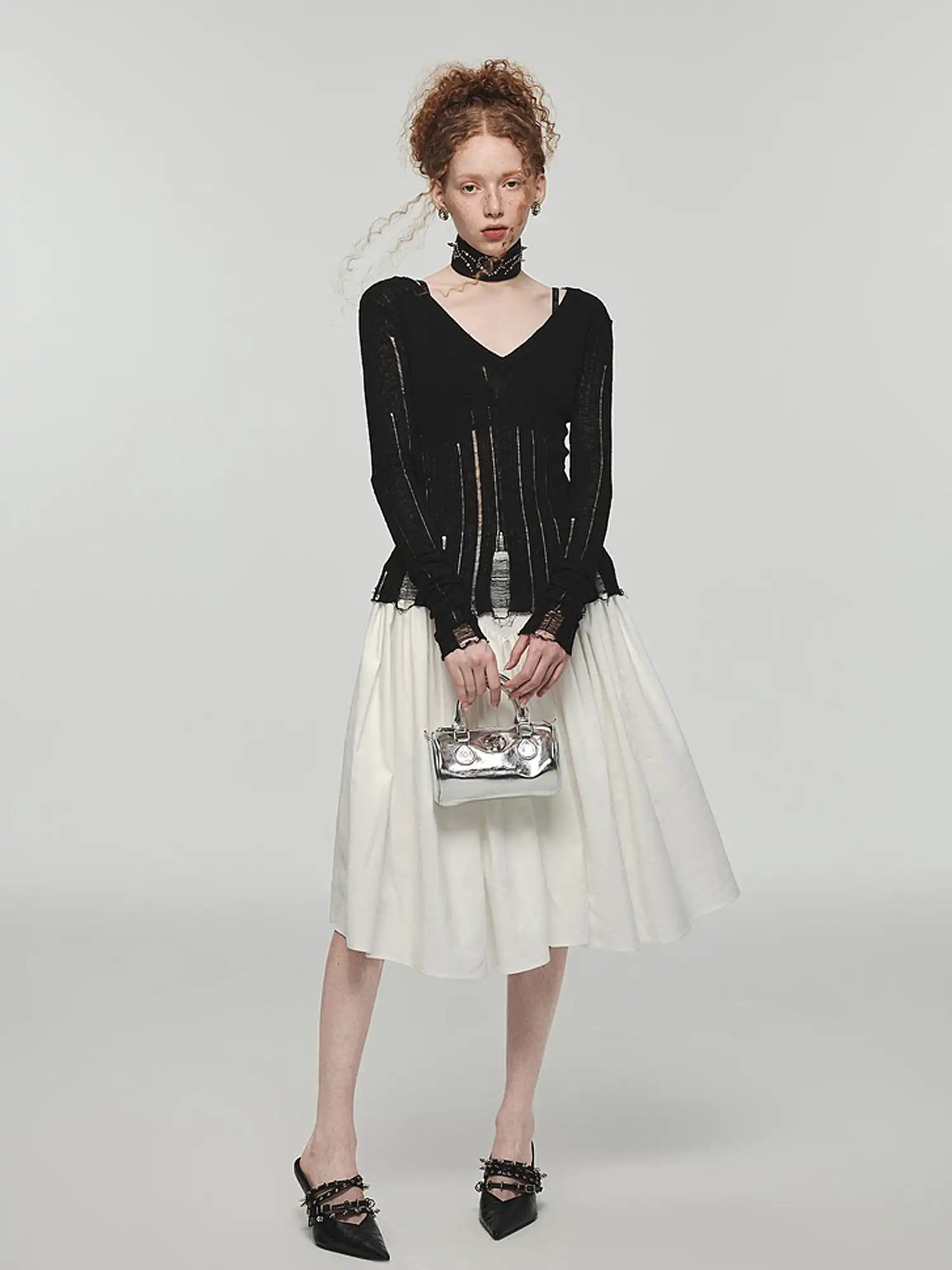 1Jinn Studio Torn Lines Knit Top | Canton Collective