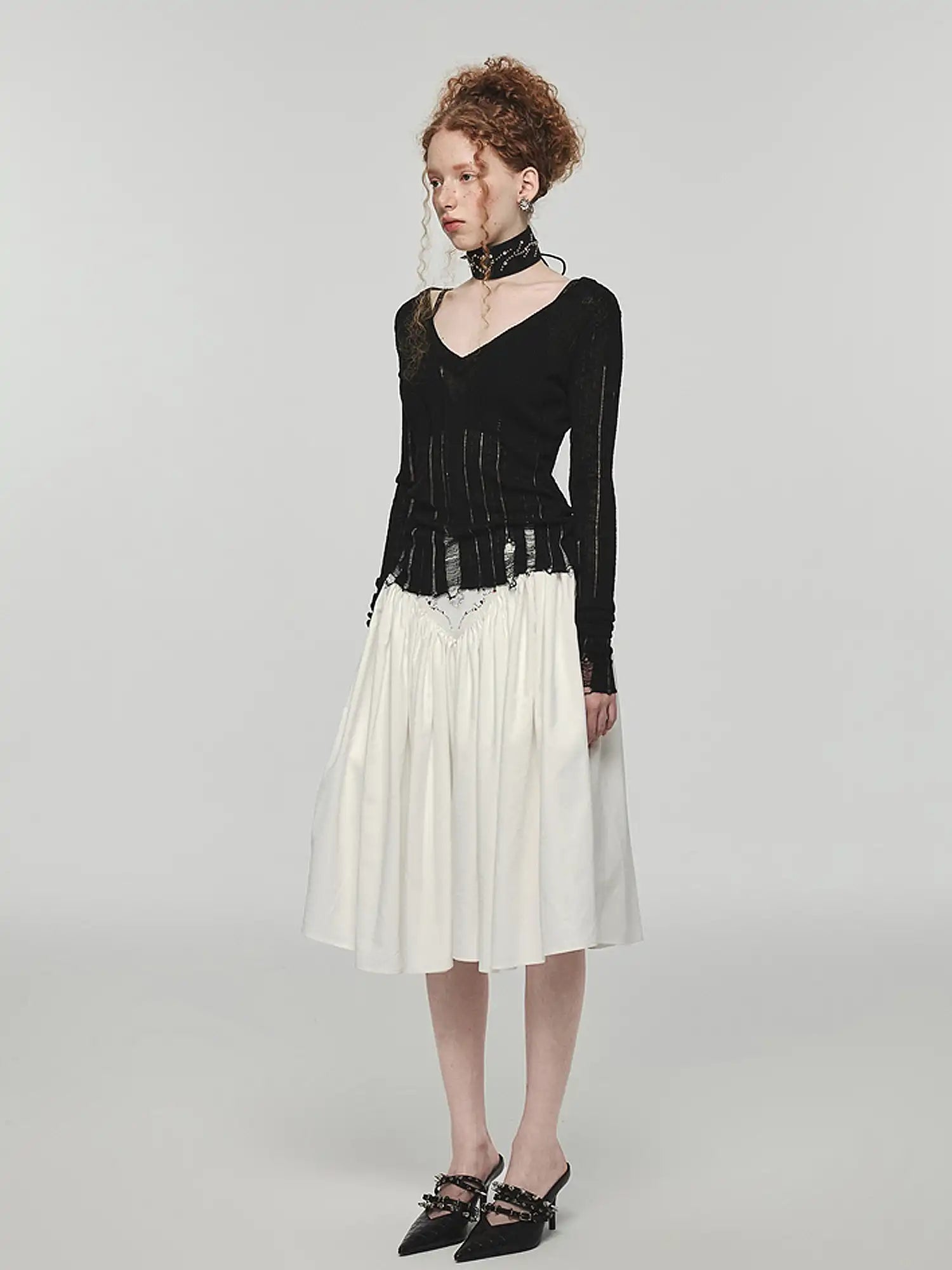 1Jinn Studio Torn Lines Knit Top | Canton Collective