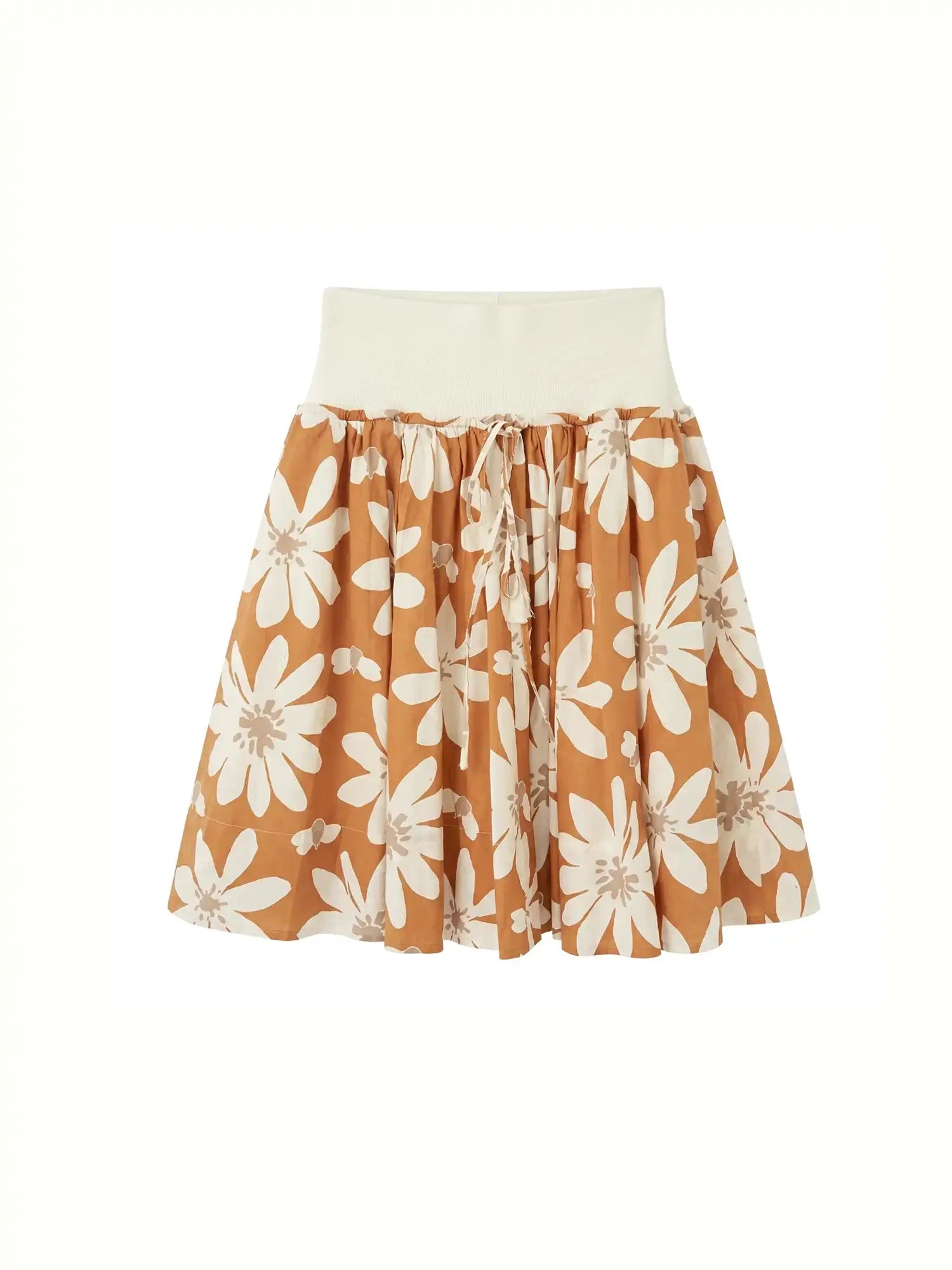 Muse Naps Tropical Floral High Waisted Mini Skirt | Canton Collective