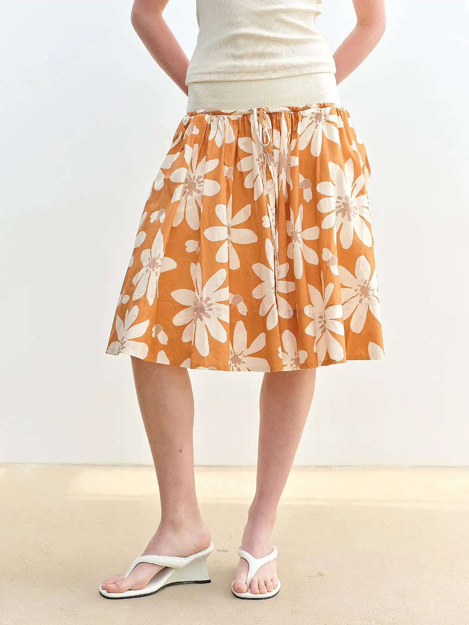 Muse Naps Tropical Floral High Waisted Mini Skirt | Canton Collective