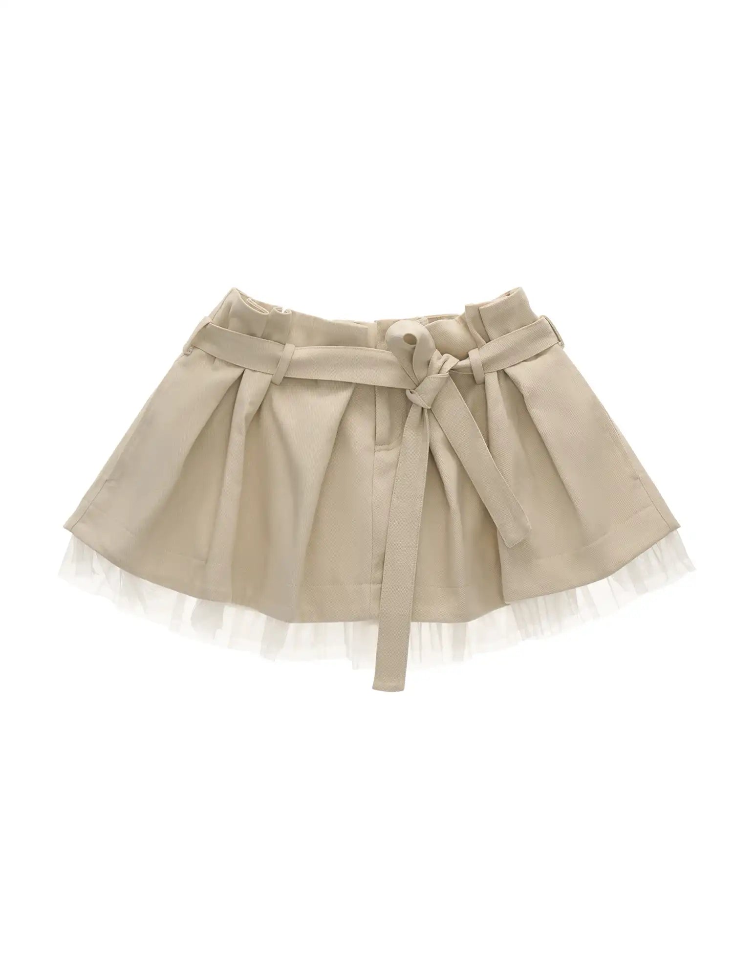 MAMC Tulle Tiered Pleated Mini Skirt | Canton Collective