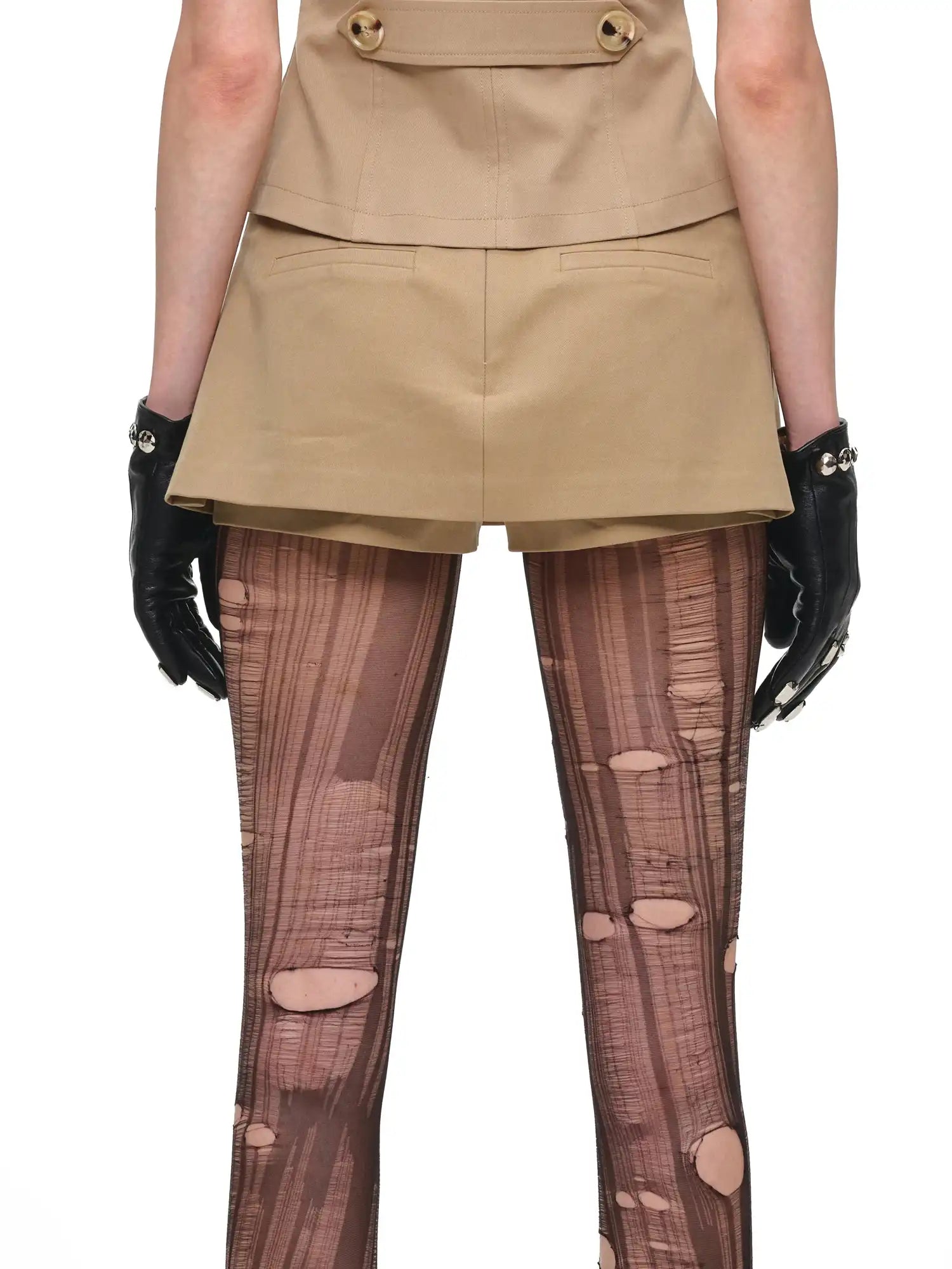 1Jinn Studio Twill Low Rise Trench Mini Skirt | Canton Collective