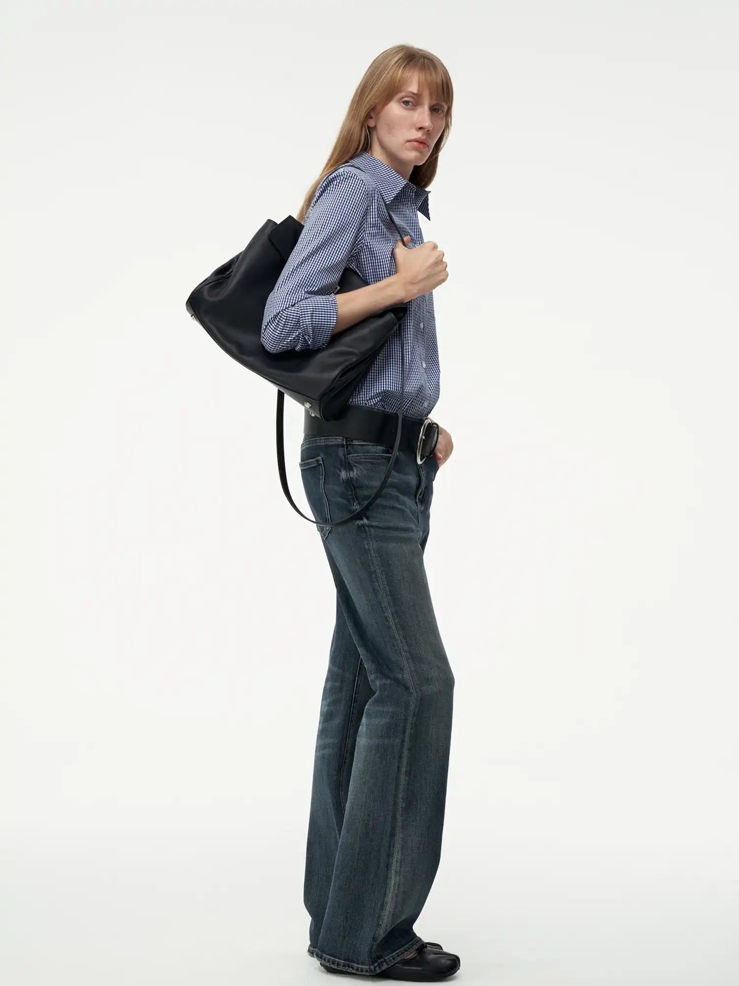 FIRST FLOOR Versatile Cotton Blend Gingham Shirt | Canton Collective