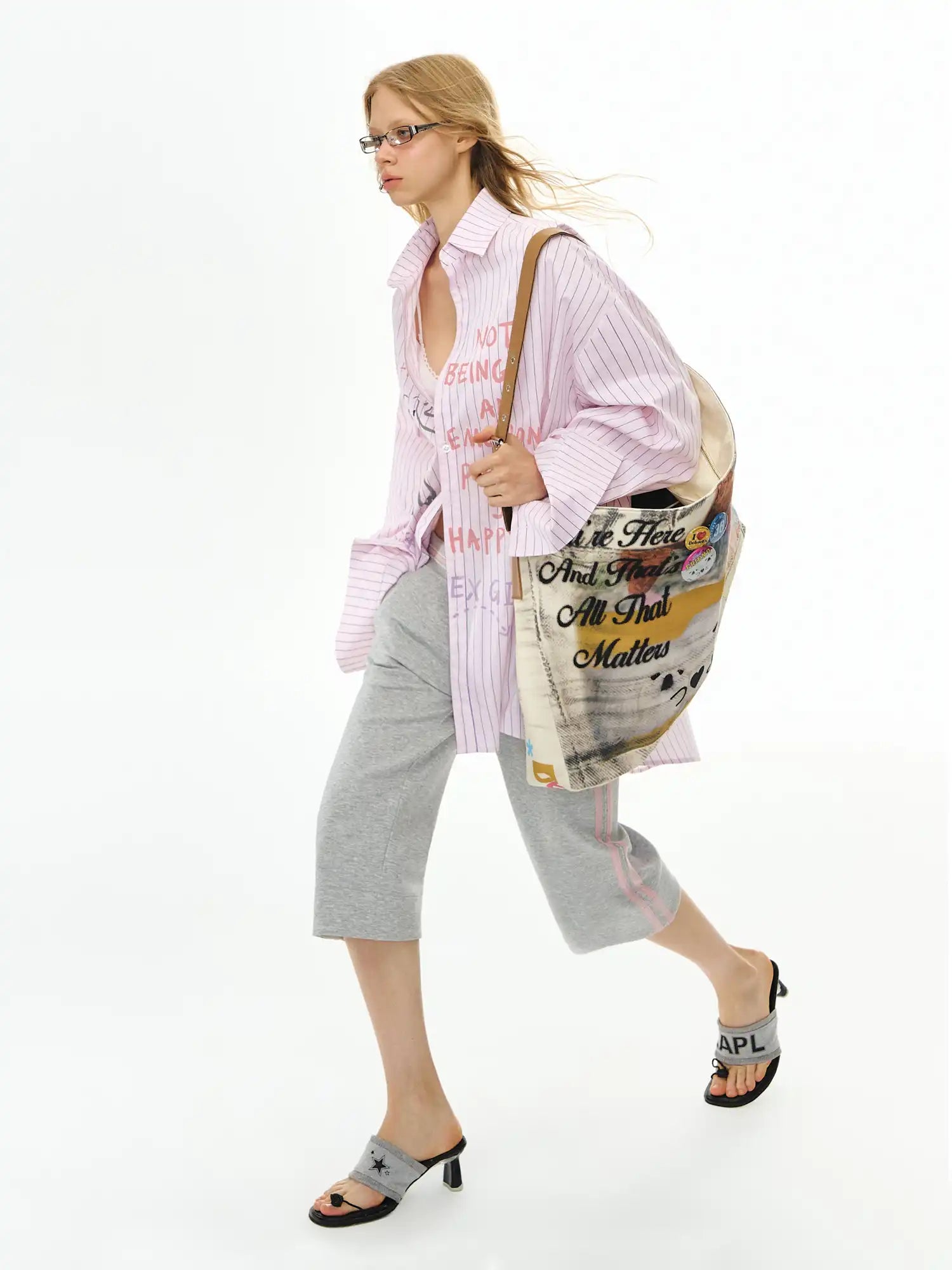 Deleteex Versatile Graffiti Stripe Shirt | Canton Collective