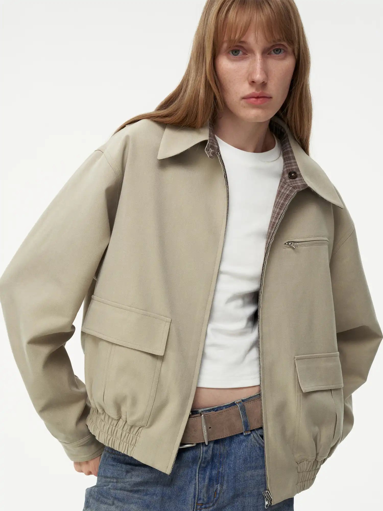FIRST FLOOR Versatile Reversible Wool Flight Jacket | Canton Collective