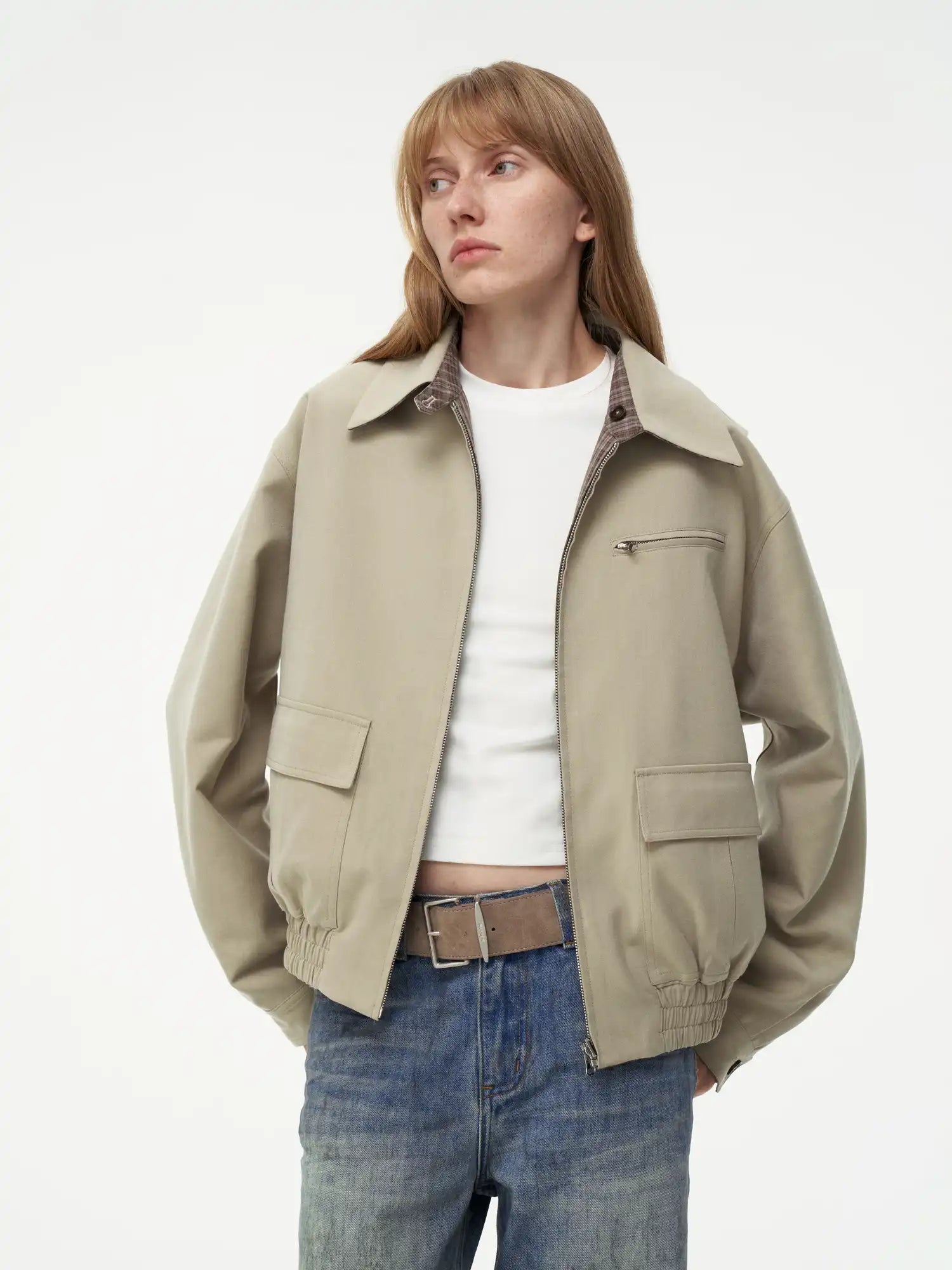 FIRST FLOOR Versatile Reversible Wool Flight Jacket | Canton Collective