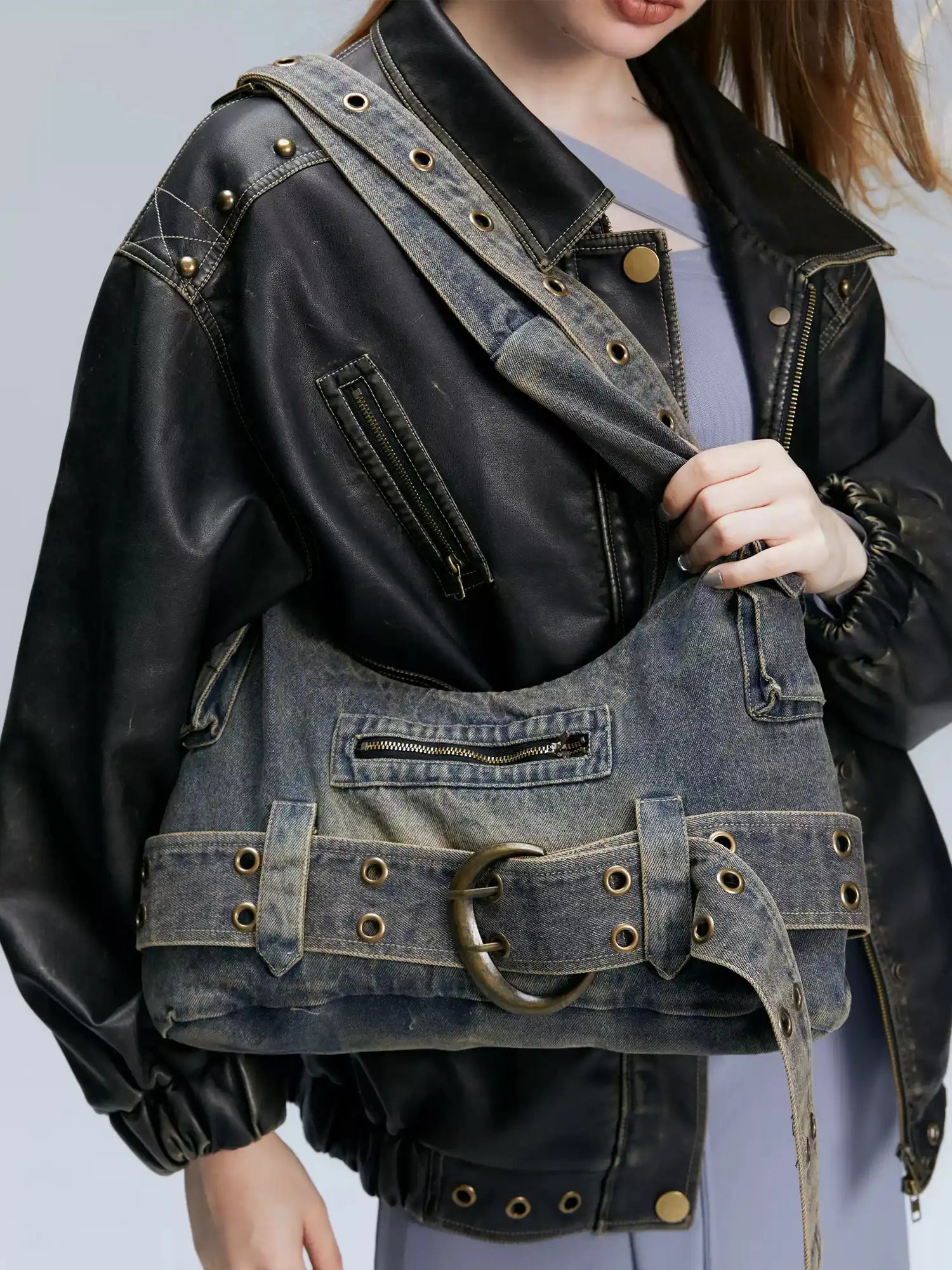 2th Desire Vintage-Inspired Y2K Denim Bag | Canton Collective