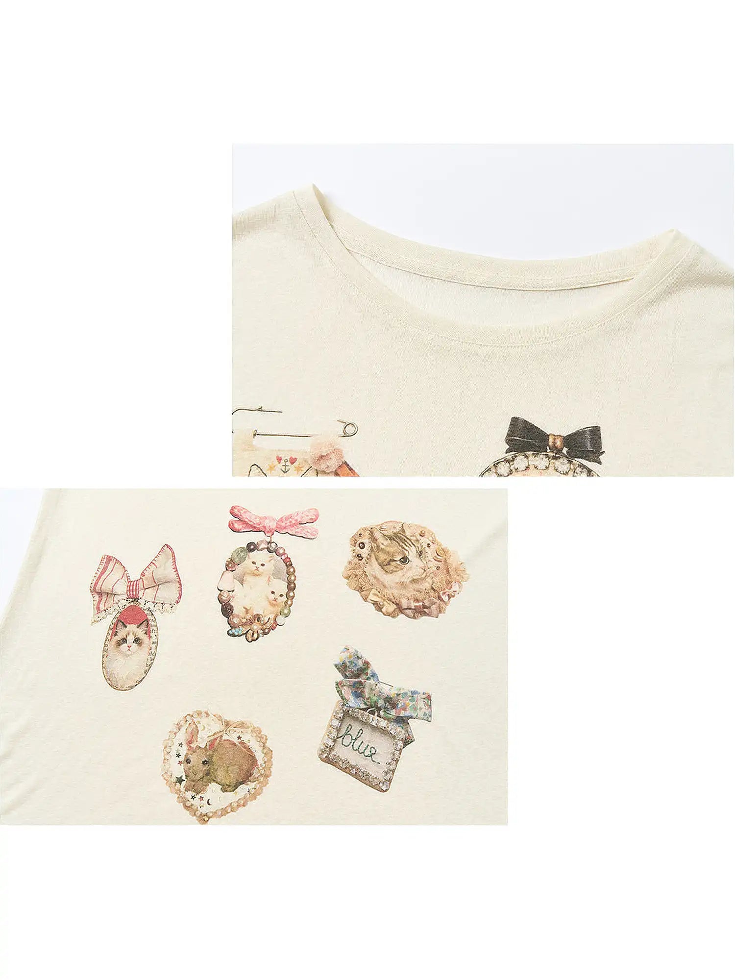 Outtheblue Vintage Cat Lyocell Linen Tee | Canton Collective
