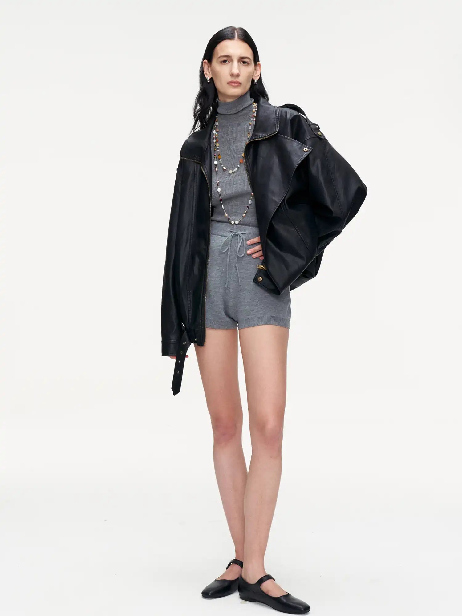 FIRST FLOOR Vintage Brown Leather Biker Jacket | Canton Collective