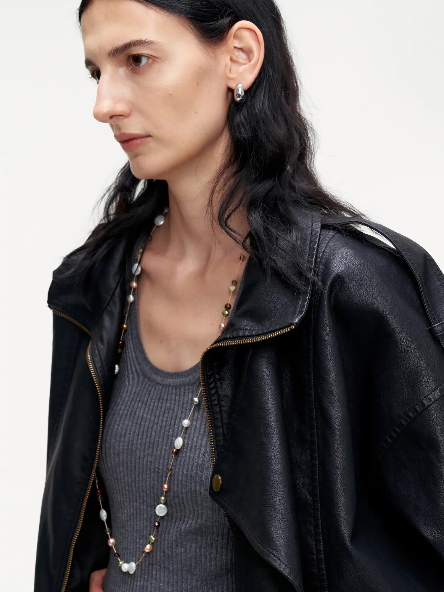 FIRST FLOOR Vintage Brown Leather Biker Jacket | Canton Collective