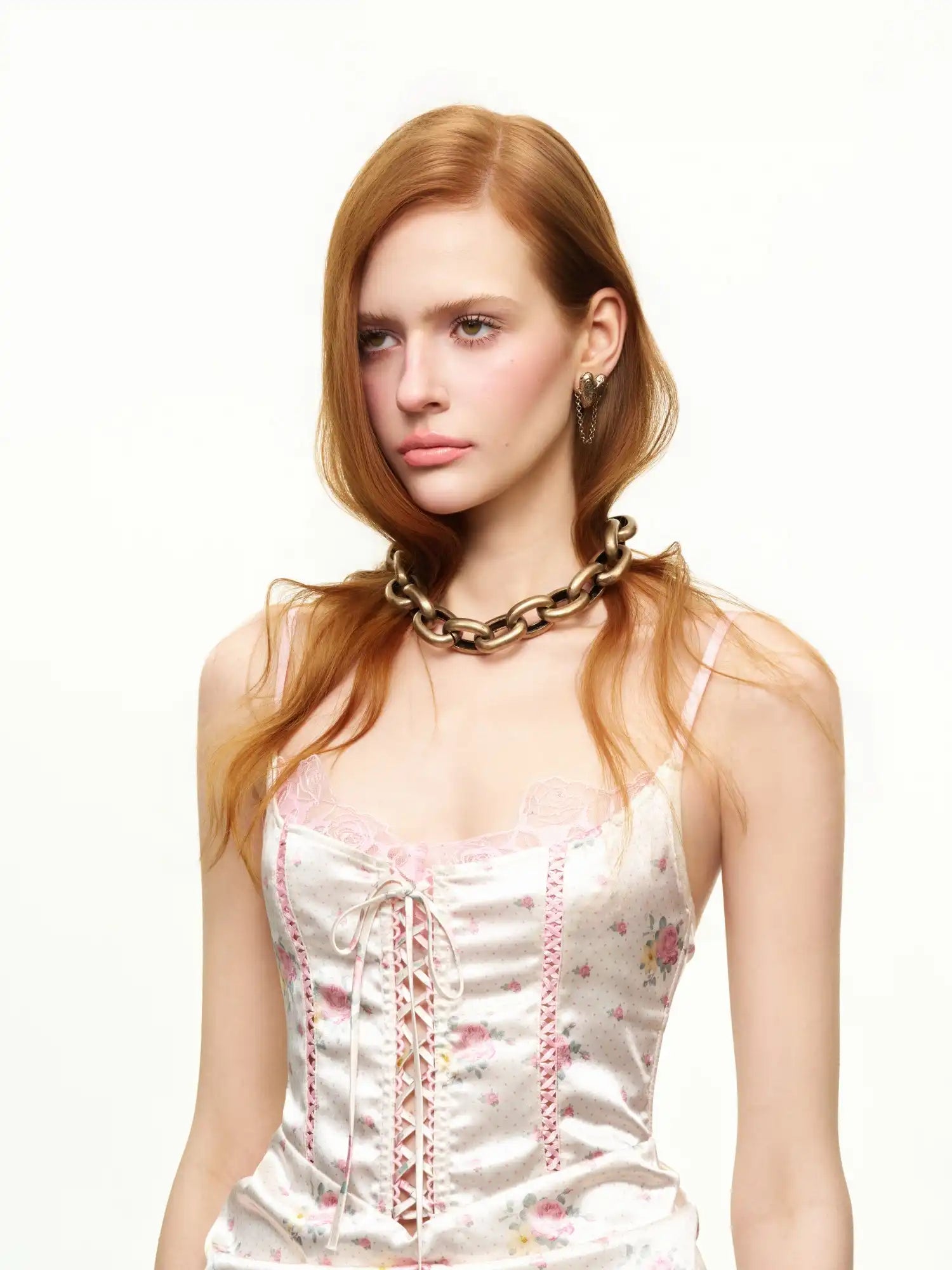 1Jinn M2M Vintage Chunky Oxidized Link Choker Necklace | Canton Collective