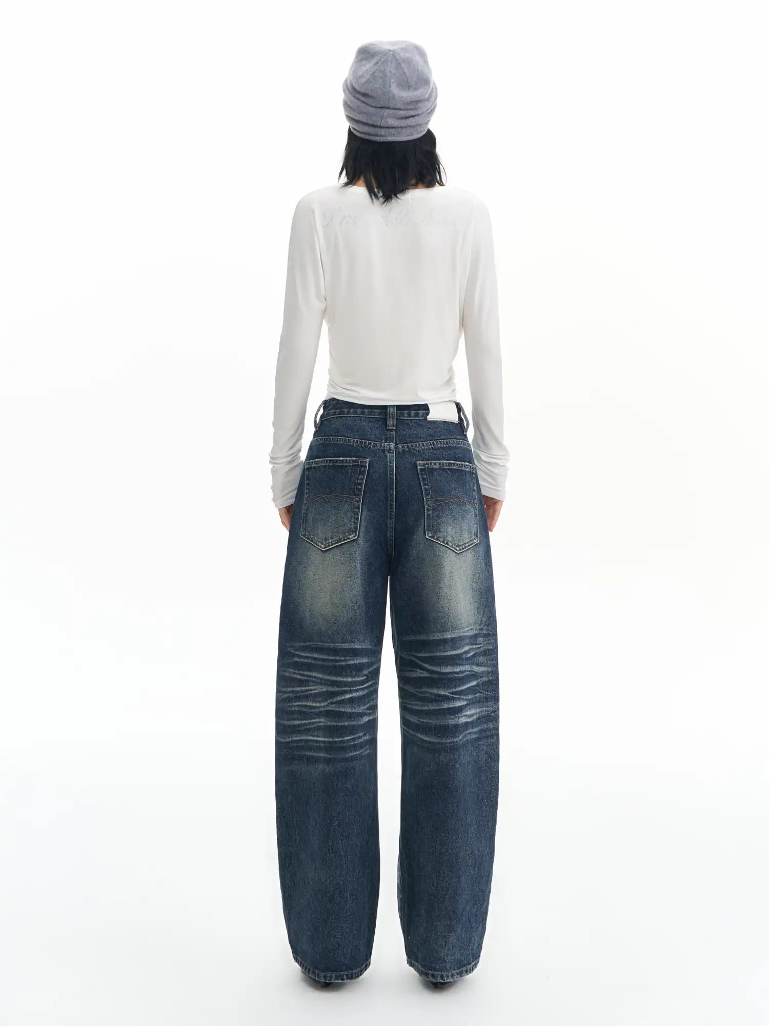 Deleteex Vintage Double-Button Fly Curved Jeans | Canton Collective