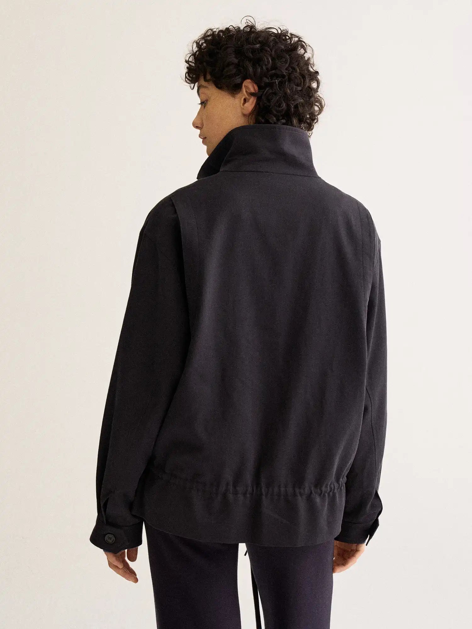 FirstFloor Vintage Drawstring Bomber Jacket | Canton Collective