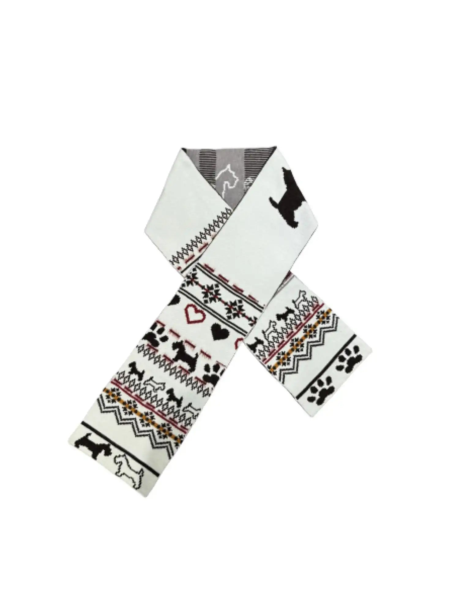 2th Desire Vintage Fair Isle Wool Blend Scarf | Canton Collective
