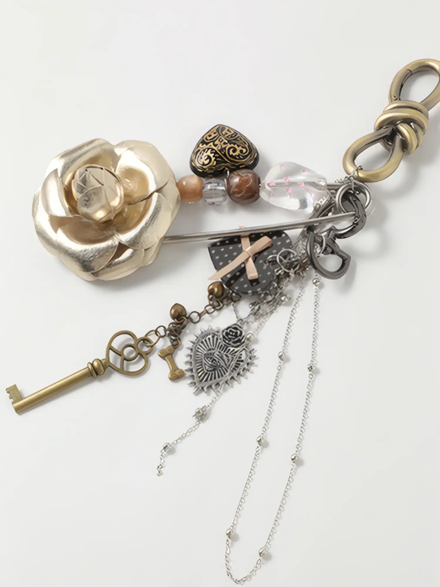 2th Desire Vintage Heart Flower Pendant | Canton Collective