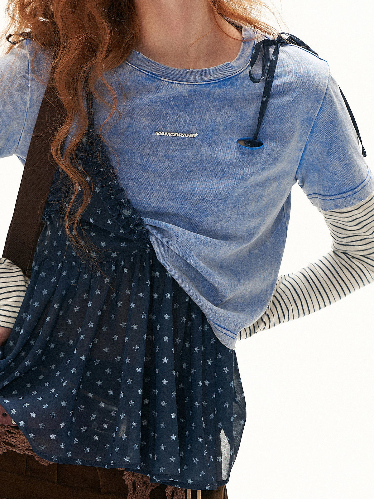 MAMC Vintage Layered Babydoll Long Sleeve Top | Canton Collective