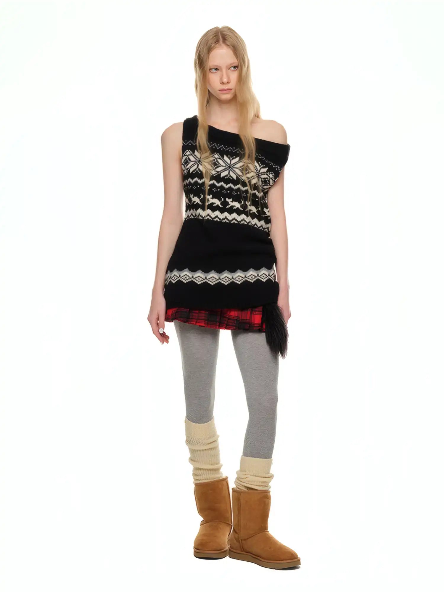 1Jinn Studio Vintage Nordic Fair Isle Knit Sweater Vest | Canton Collective