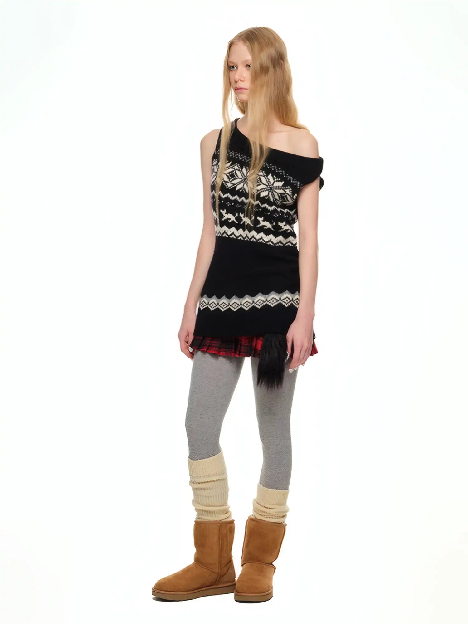 1Jinn Studio Vintage Nordic Fair Isle Knit Sweater Vest | Canton Collective